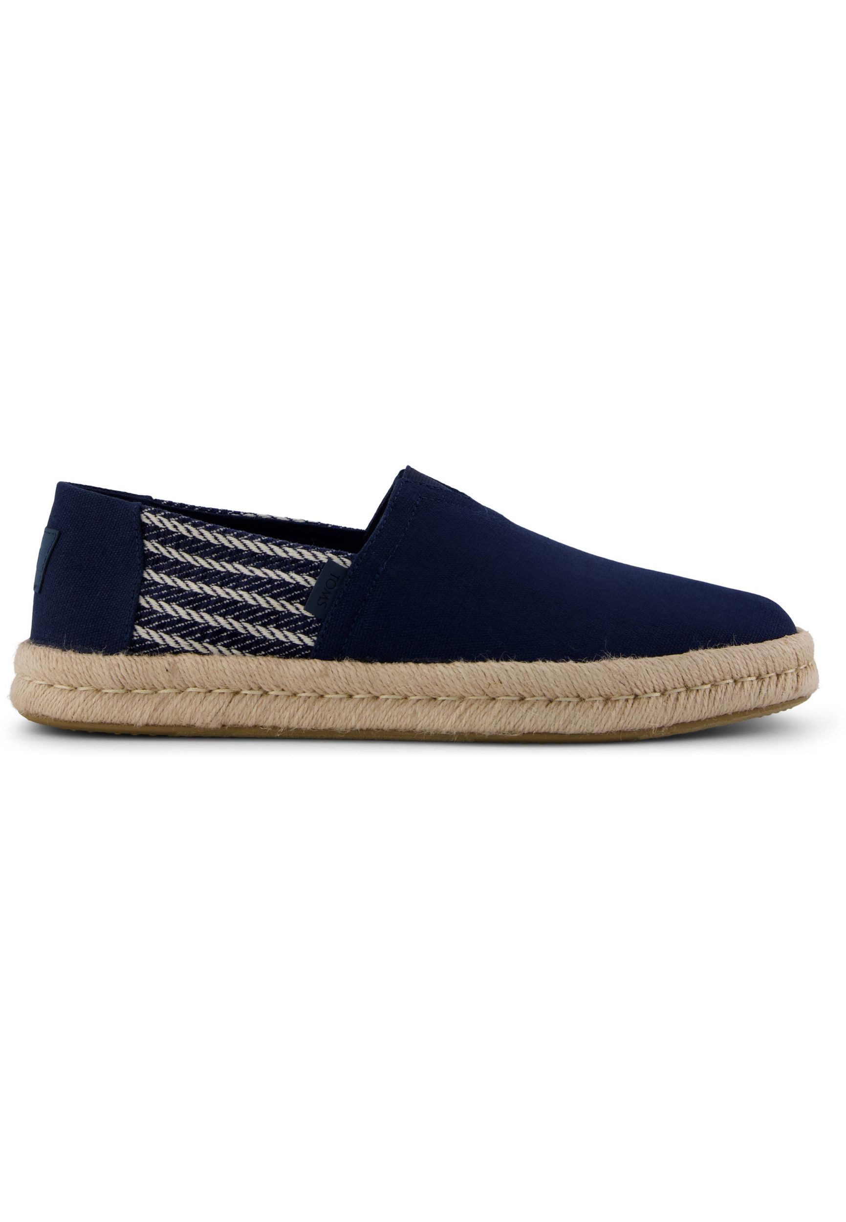 TOMS ALPARGATA ROPE 2.0 Espadrille Navy Nautical Stripe