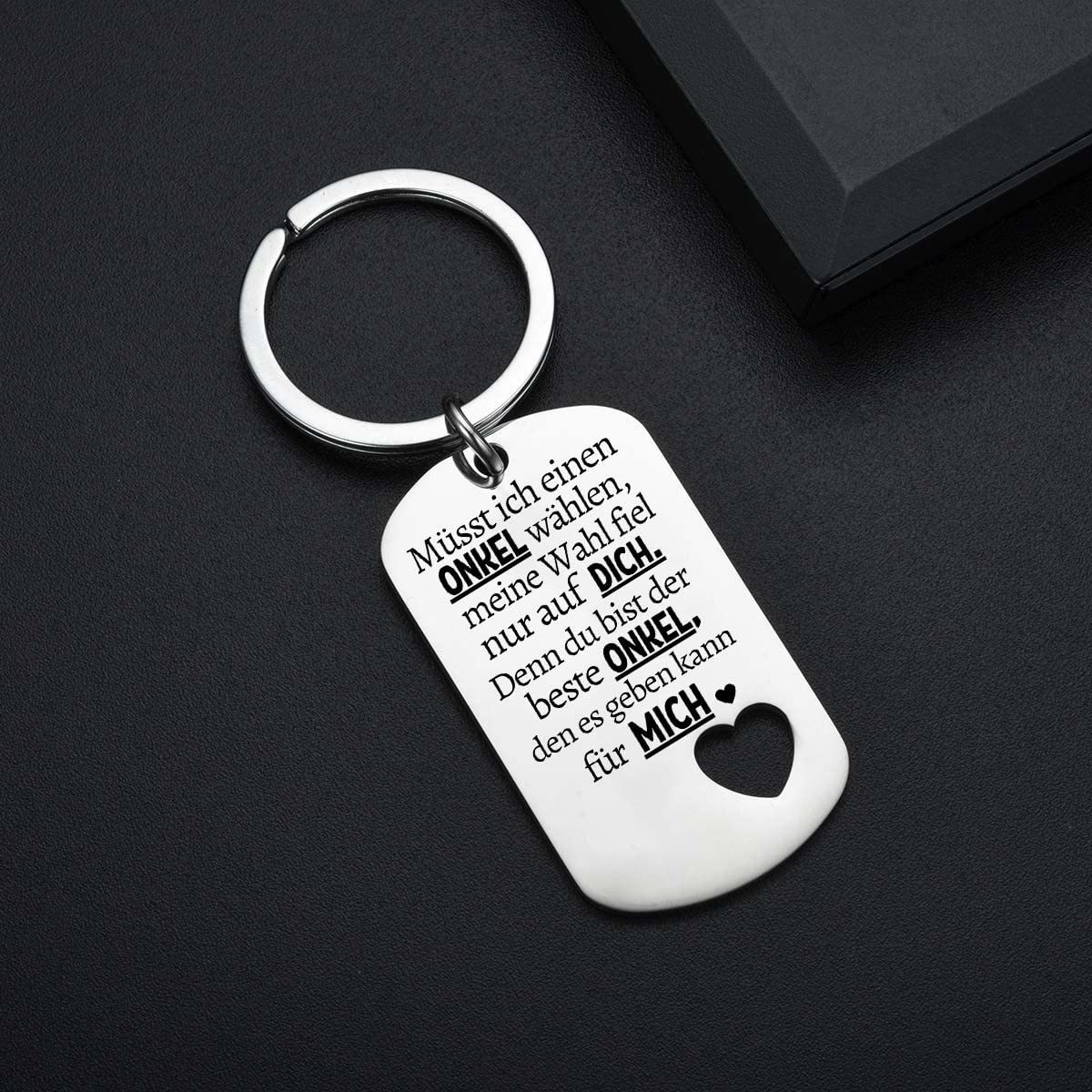 Geschenkehöhle Schlüsselanhänger mit Gravur Schlüsselanhänger mit edler Gra günstig online kaufen