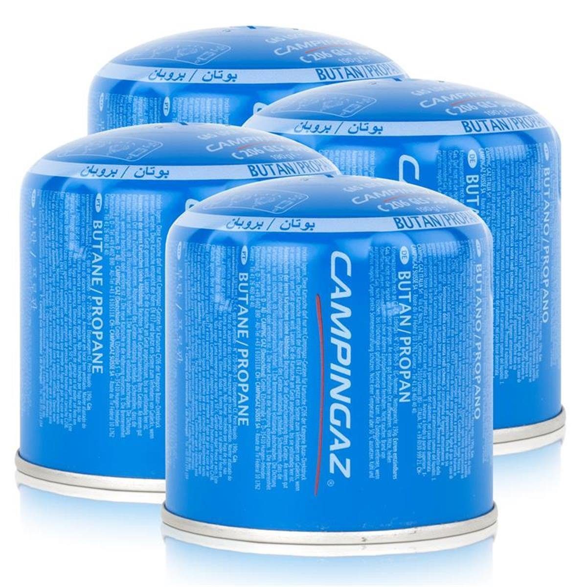 Campingaz Camping-Gas Campingaz Stechkartusche C 206 GLS Super 190g - Butan/Propan Gas (4er