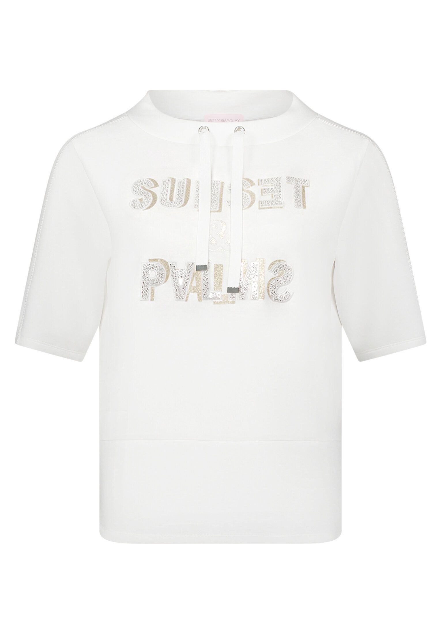 Betty Barclay Kurzarmshirt Damen mit Stehkragen (1-tlg)