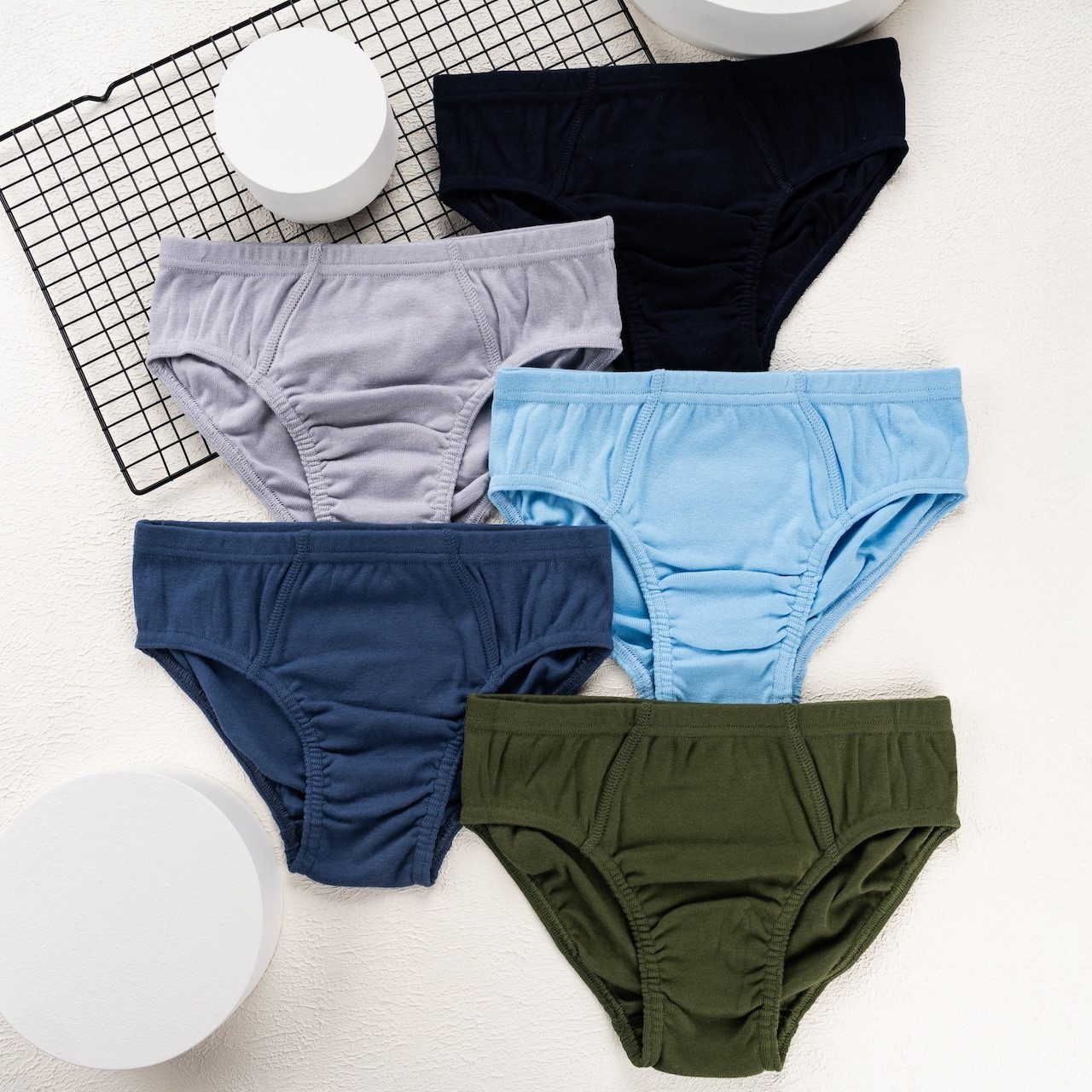 LOREZA Slip 10er Set Jungen Slips 100% Baumwolle - Basics - Bunt (Set, 10-St)
