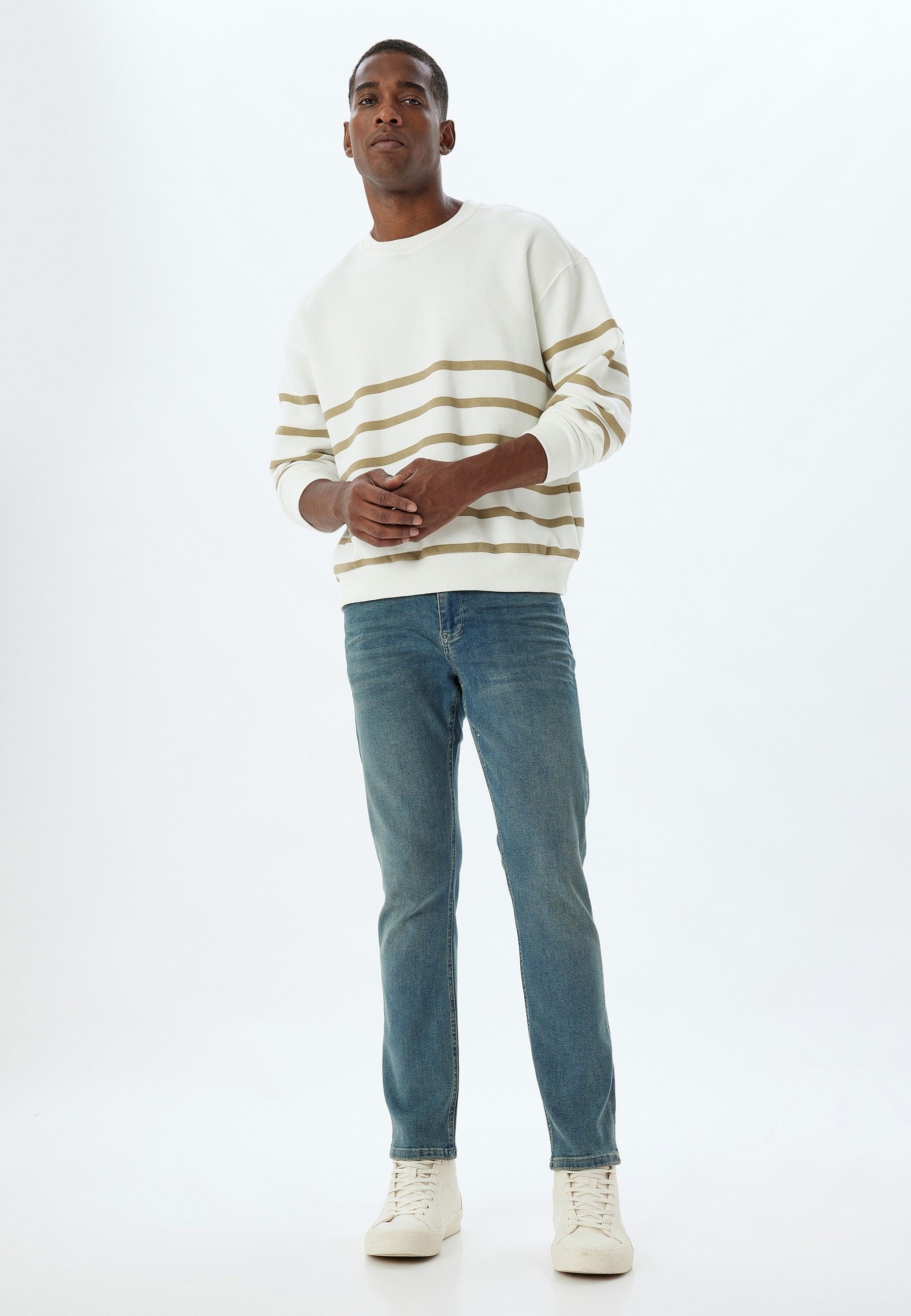 Slim-fit-Jeans Normale Leibhöhe Slim Slim-fit-Jeans