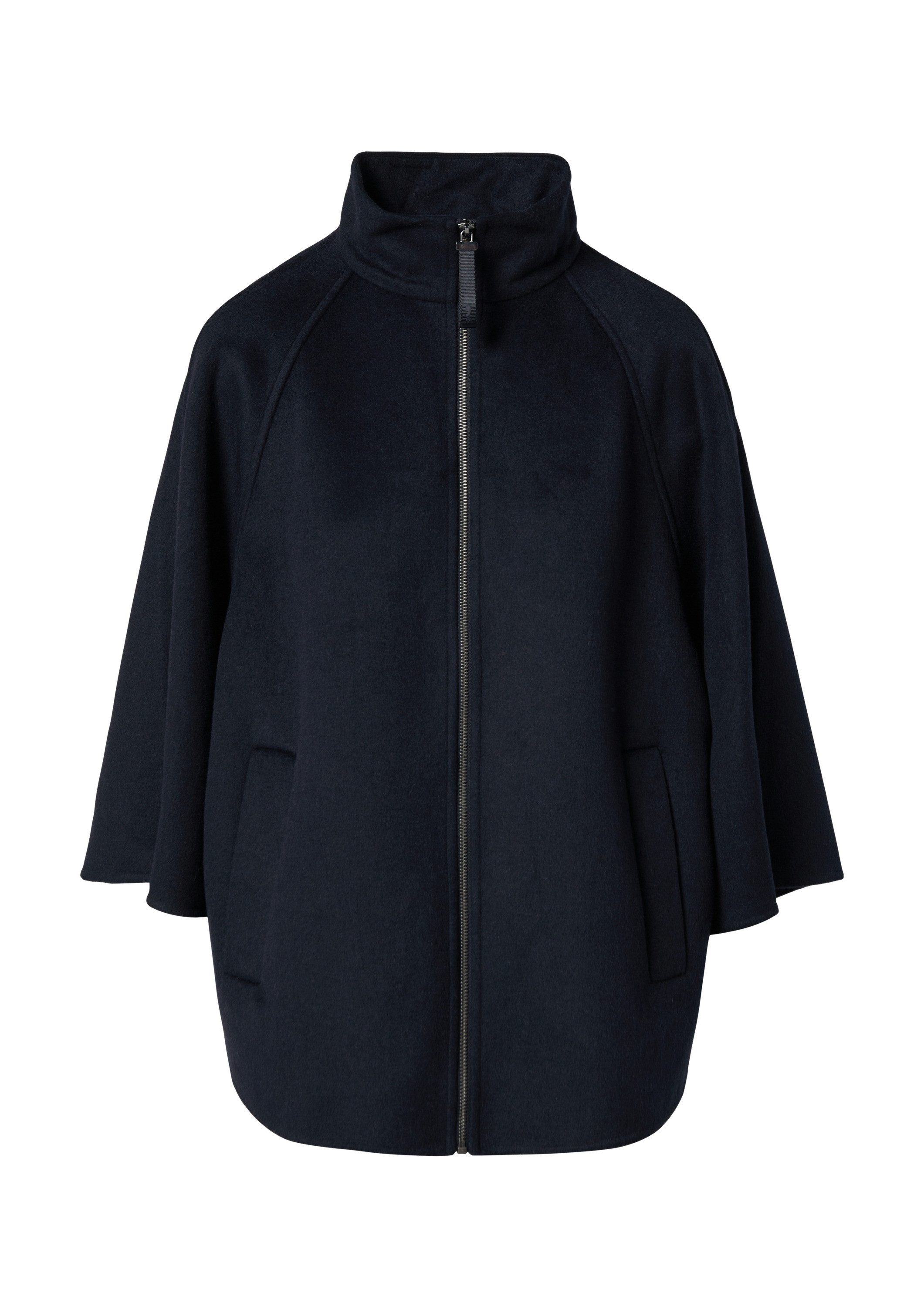 comma Poncho Outdoor-Umhang Wollmix-Cape im Loose Fit mit Raglan-Ärmeln günstig online kaufen