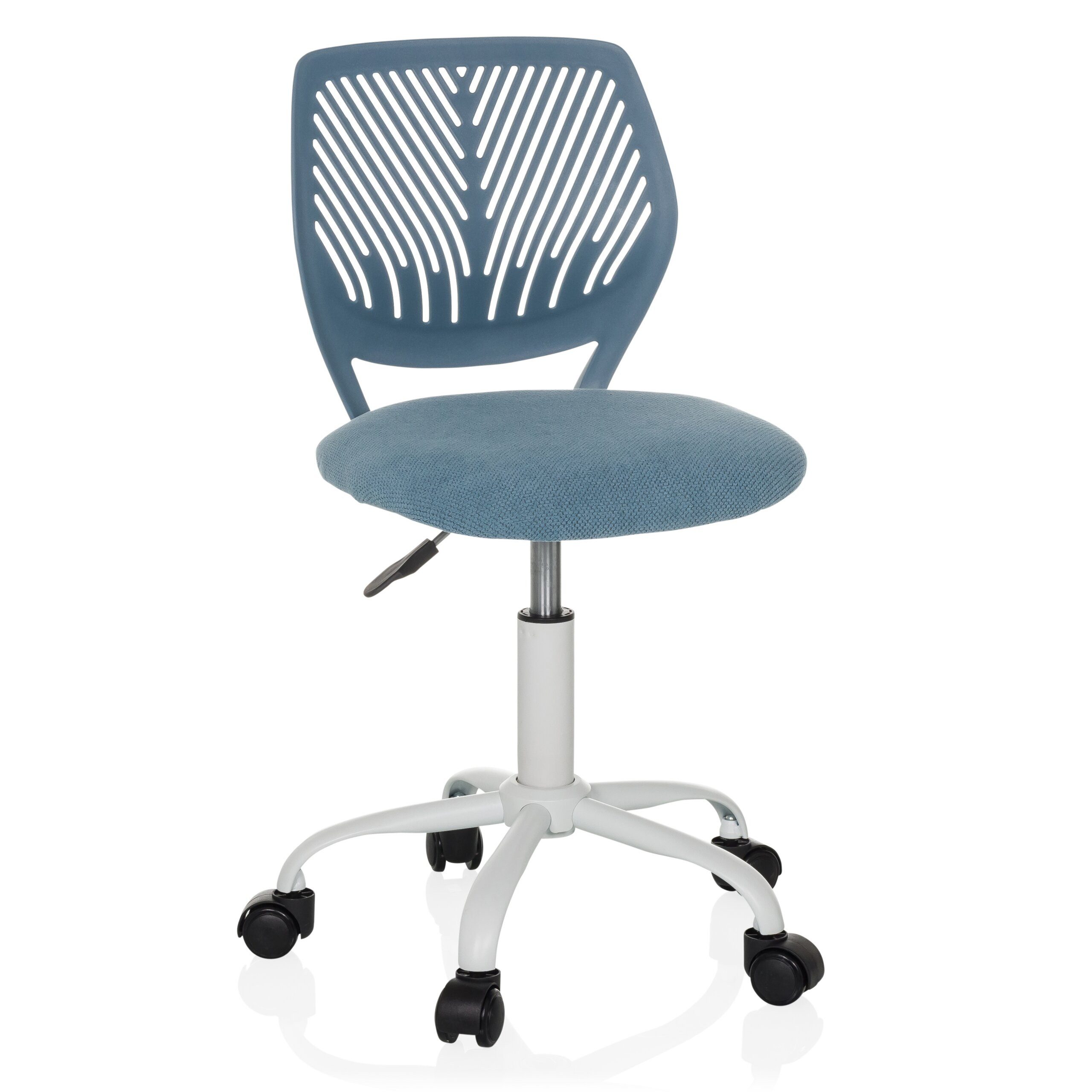 hjh OFFICE Drehstuhl Kinderdrehstuhl Kid Qw Kunststoff, Stoff (1 St), Kinder Bürostuhl mitwachsend, ergonomisch