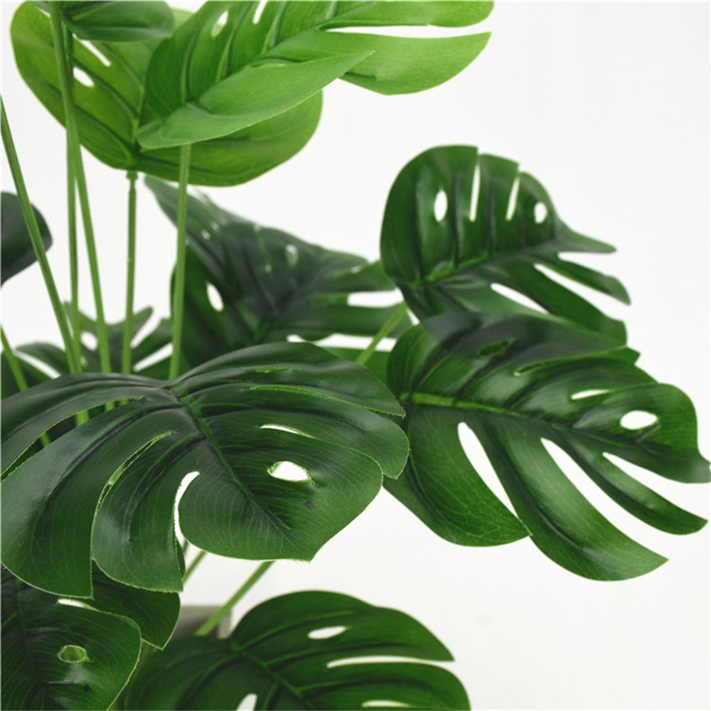 Simulation Pflanzen, Wohnzimmerdekoration Rouemi Kunstpflanze Grünpflanzen, Künstliche