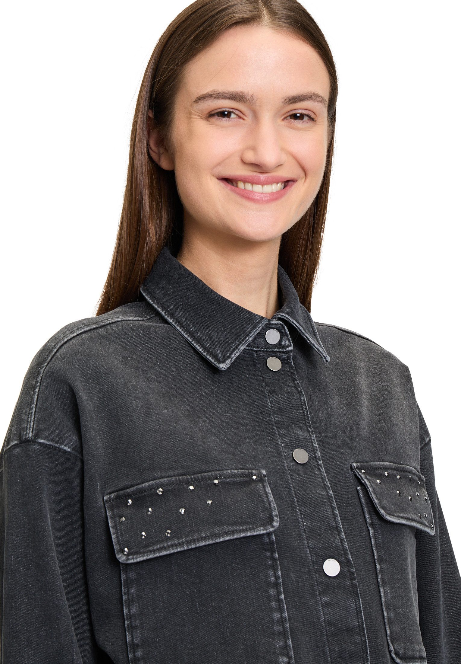 Betty&Co Jackenblazer Damen mit aufgesetzten Taschen