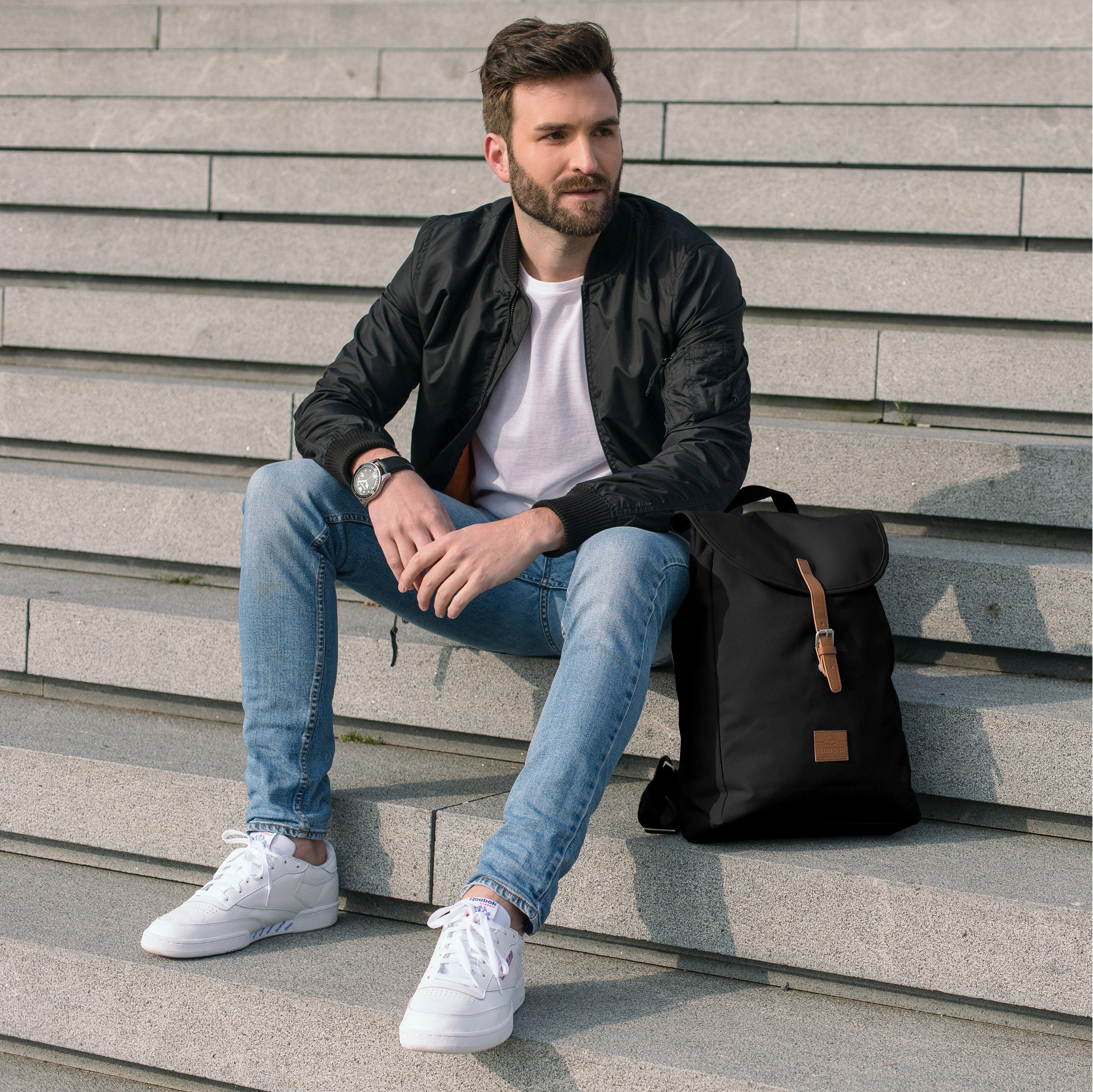 Johnny Urban Cityrucksack Liam Laptop Rucksack Damen Herren, Laptopfach, Wasserabweisend
