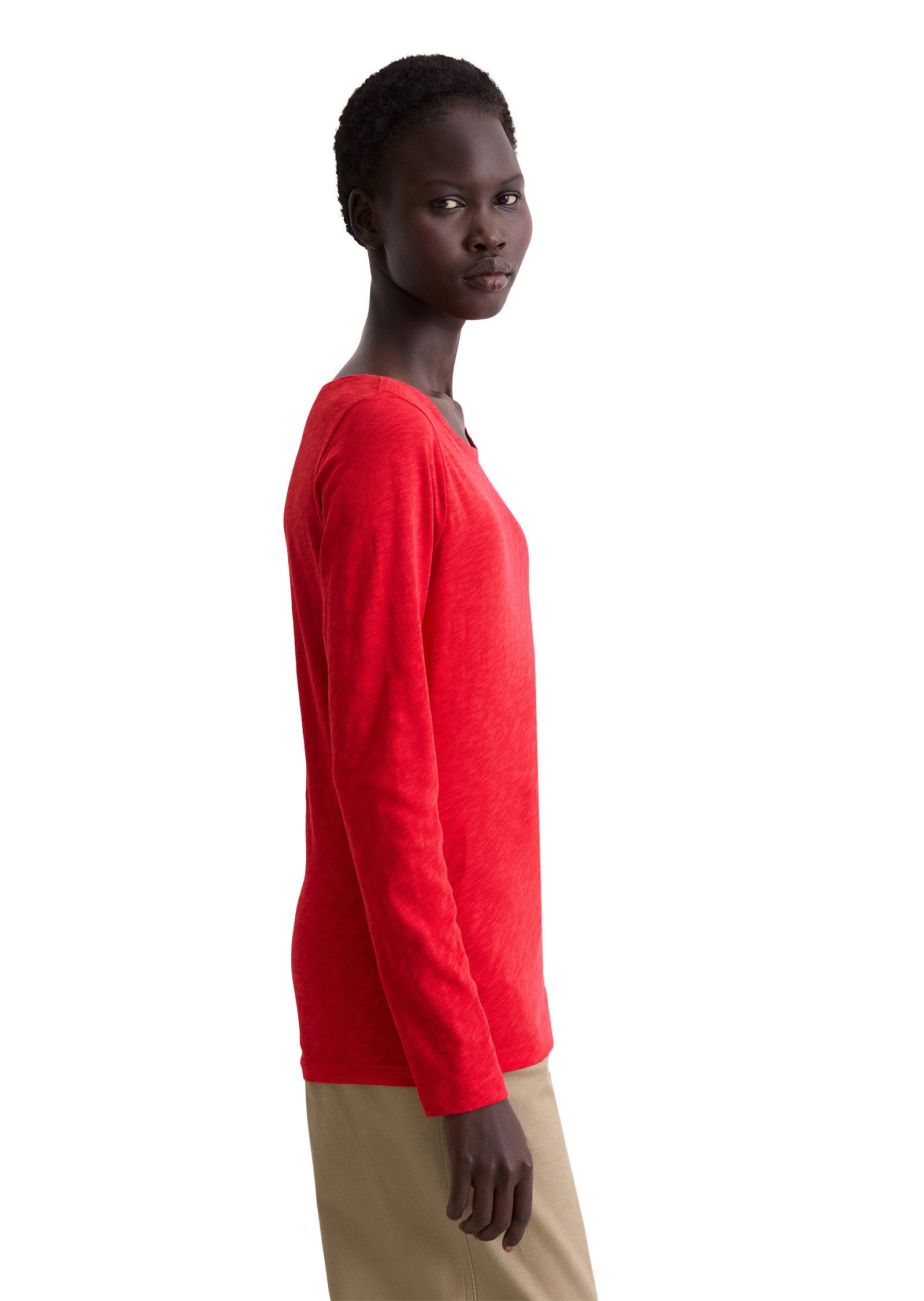 Marc O'Polo Langarmshirt aus Organic Cotton-Qualität günstig online kaufen