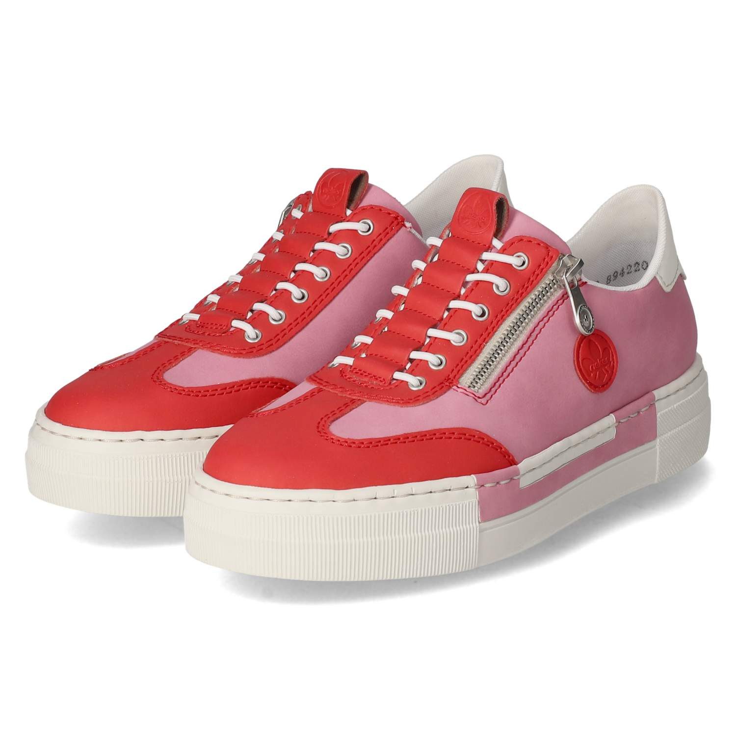Rieker Rieker N4952-31 Damen Synthetik rot Schnürschuh