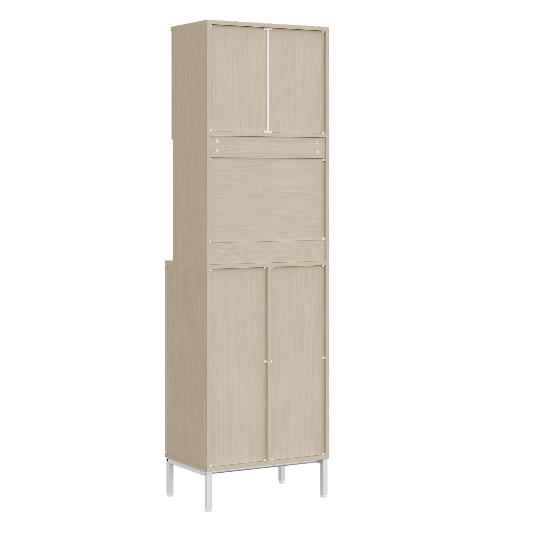 Küchenbuffet Küchenschrank Hochschrank Mülleimer küche mit Stauraum