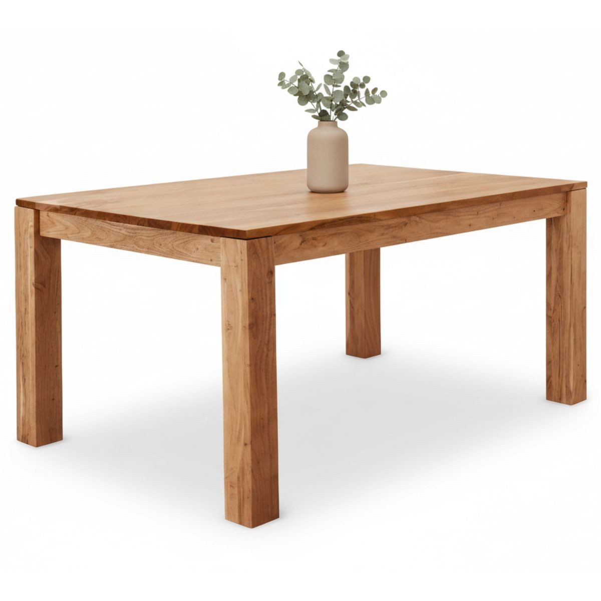 Liadomo Esstisch Barcelona, Akazie klar lackiert, Auszugsfunktion, Breite 160 bis 260 cm