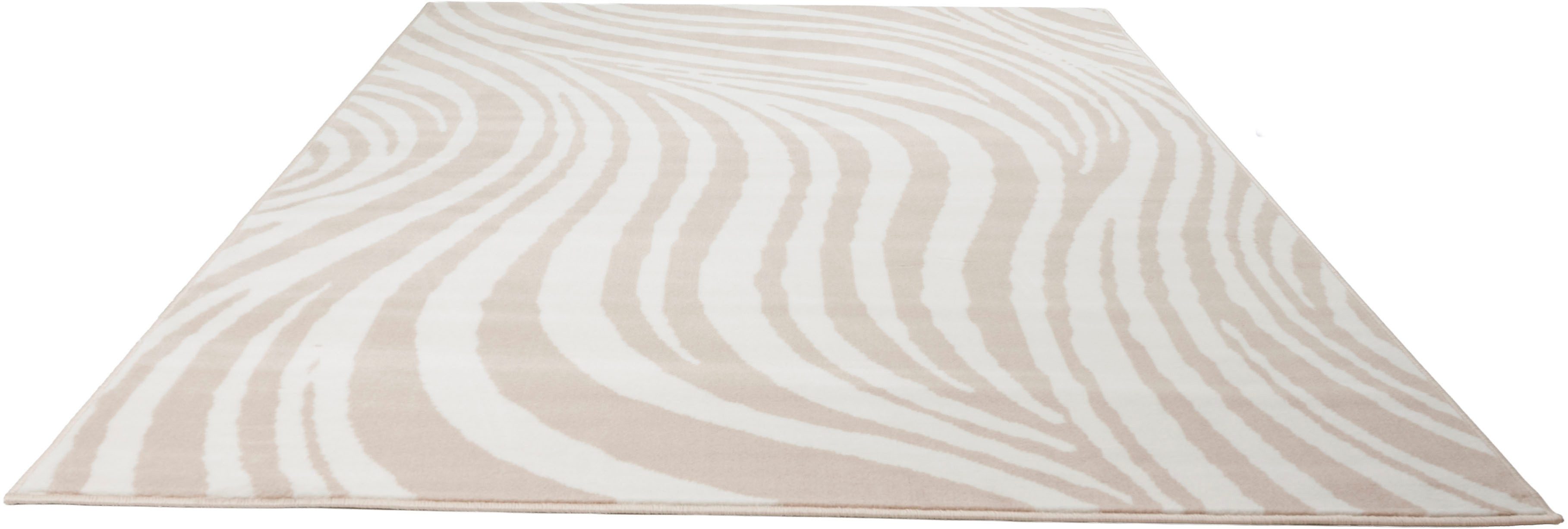 OTTO home Teppich Liaa in Wellen Design, softer Kurzflor, rechteckig, Höhe: 7 mm, 3D-Optik, Scandi-Look, Wohnzimmer, Esszimmer, Schlafzimmer – Bild 4 von 5