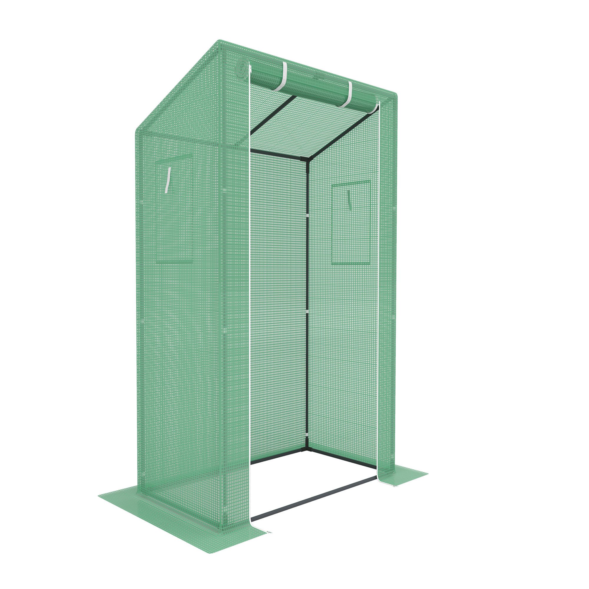 KONIFERA Foliengewächshaus Cartagena, robust und wetterfest, Balkon & Garten, BxTxH: 110x60x174/158 cm