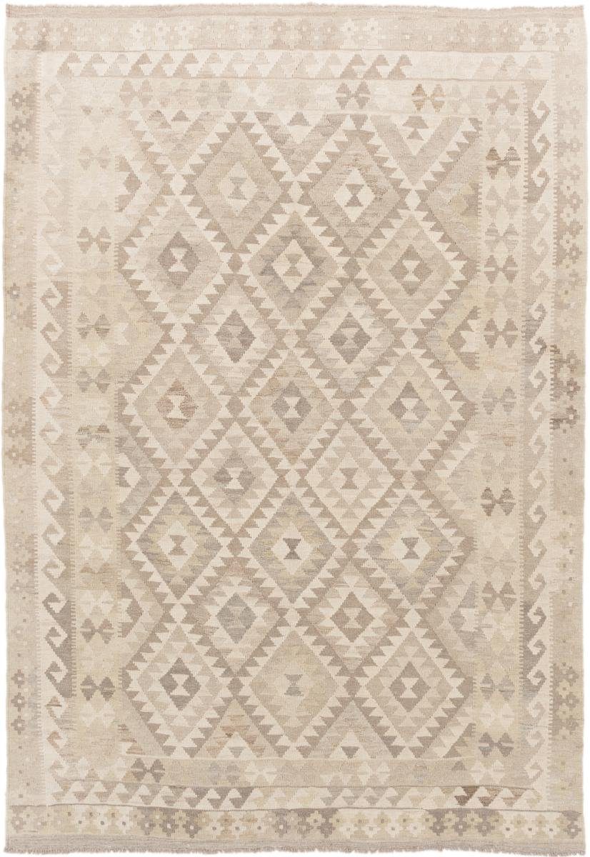 Orientteppich Kelim Afghan Heritage 204x290 Handgewebter Moderner Orientteppich, Nain Trading, rechteckig, Höhe: 3 mm