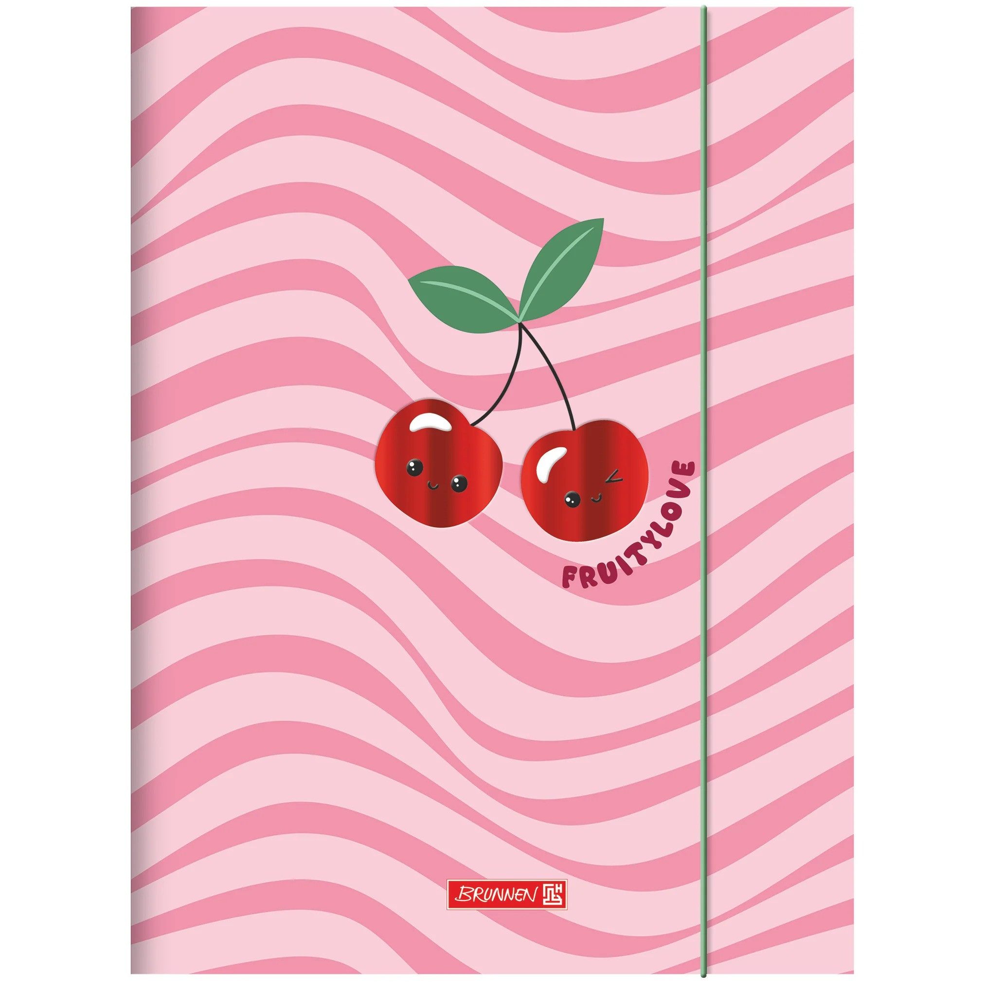 BRUNNEN Fächermappe Brunnen Sammelmappe Fruity Love DIN A3 rosa/rot