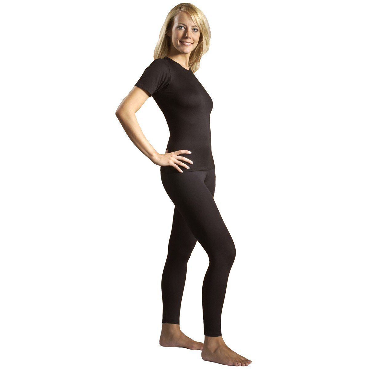 HERMKO Leggings 5720 Damen Leggings aus Baumwolle / Elastan günstig online kaufen