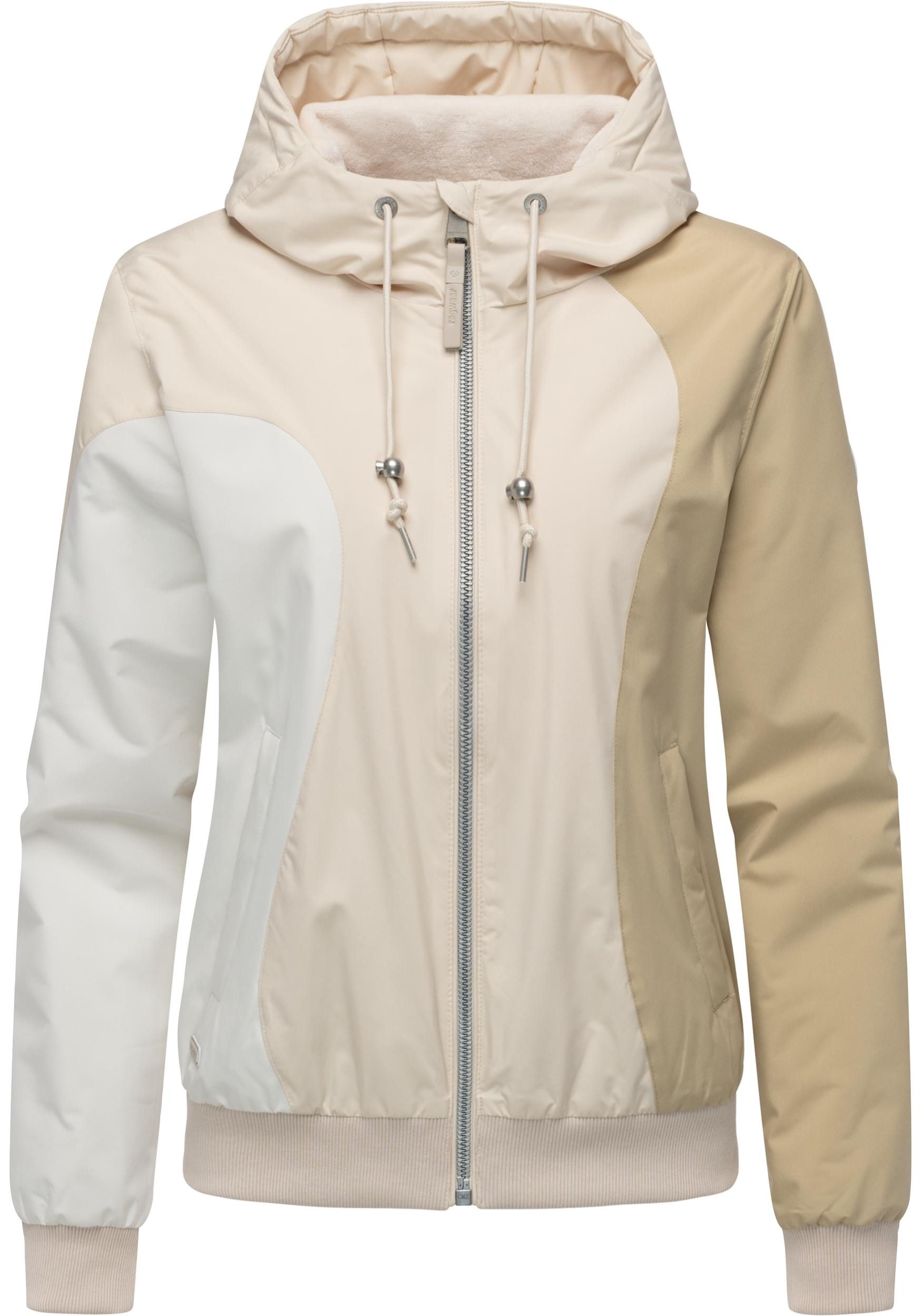 Ragwear Bomberjacke Oggie Block Warm YOUMODO Wasserdichte Winterjacke mit Kapuze