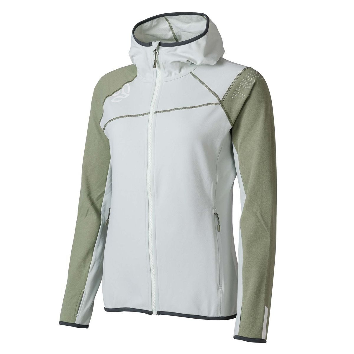 TERNUA Fleecejacke Xenon Hood Jacket W Perfekte Damenjacke für Outdoor-Abenteuer, schnelltrocknend
