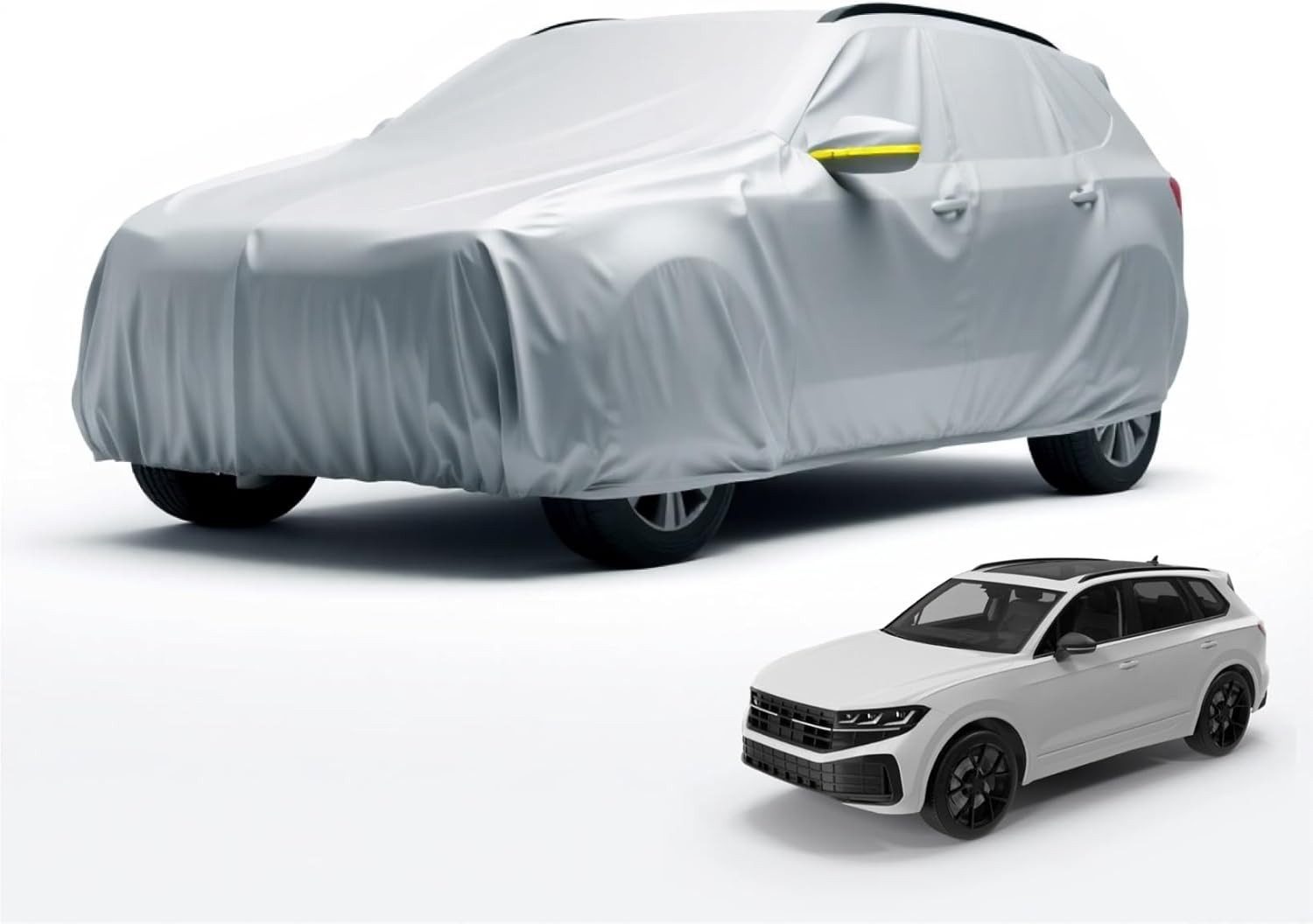 POWR Car Autoplane SUV Universale Autoschutzhülle 490x190x180cm: wasserdichte Autoplane (Packung, 1-St)