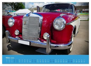 CALVENDO Wandkalender Mercedes Classics (Premium, hochwertiger DIN A2 Wandkalender 2023, Kunstdruck in Hochglanz)