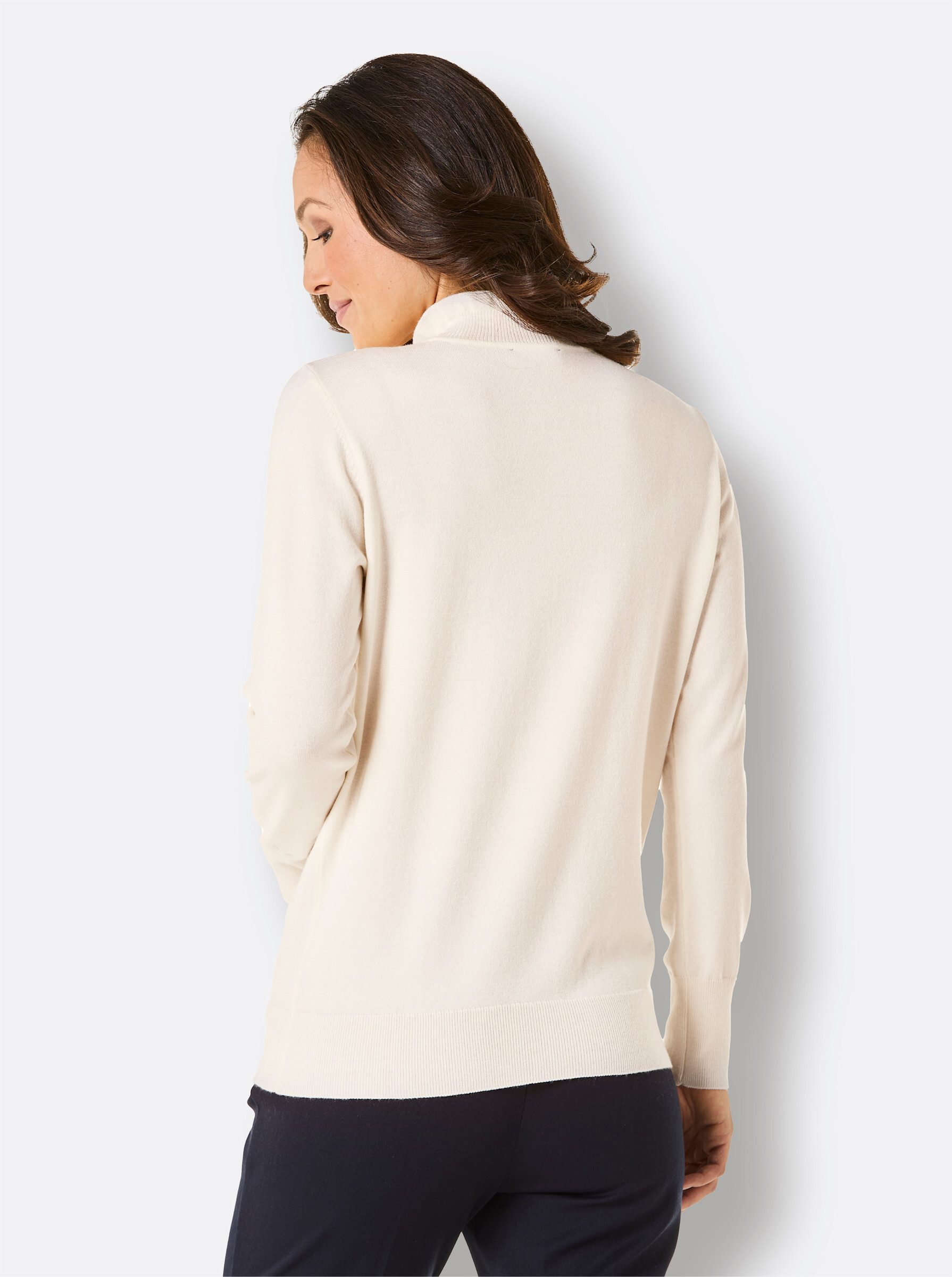 creation L Strickpullover Stehkragenpullover .