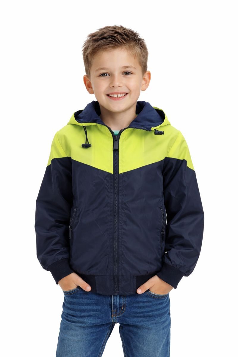 Fashion Boy Allwetterjacke Übergangsjacke mit Kapuze Kinder Jacke JH4037e