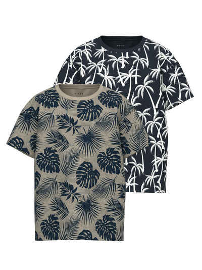 Name It T-Shirt Coole Kinder T-Shirts 2er-Pack - Bequem, weich (2-tlg) 7292 in Dunkelblau