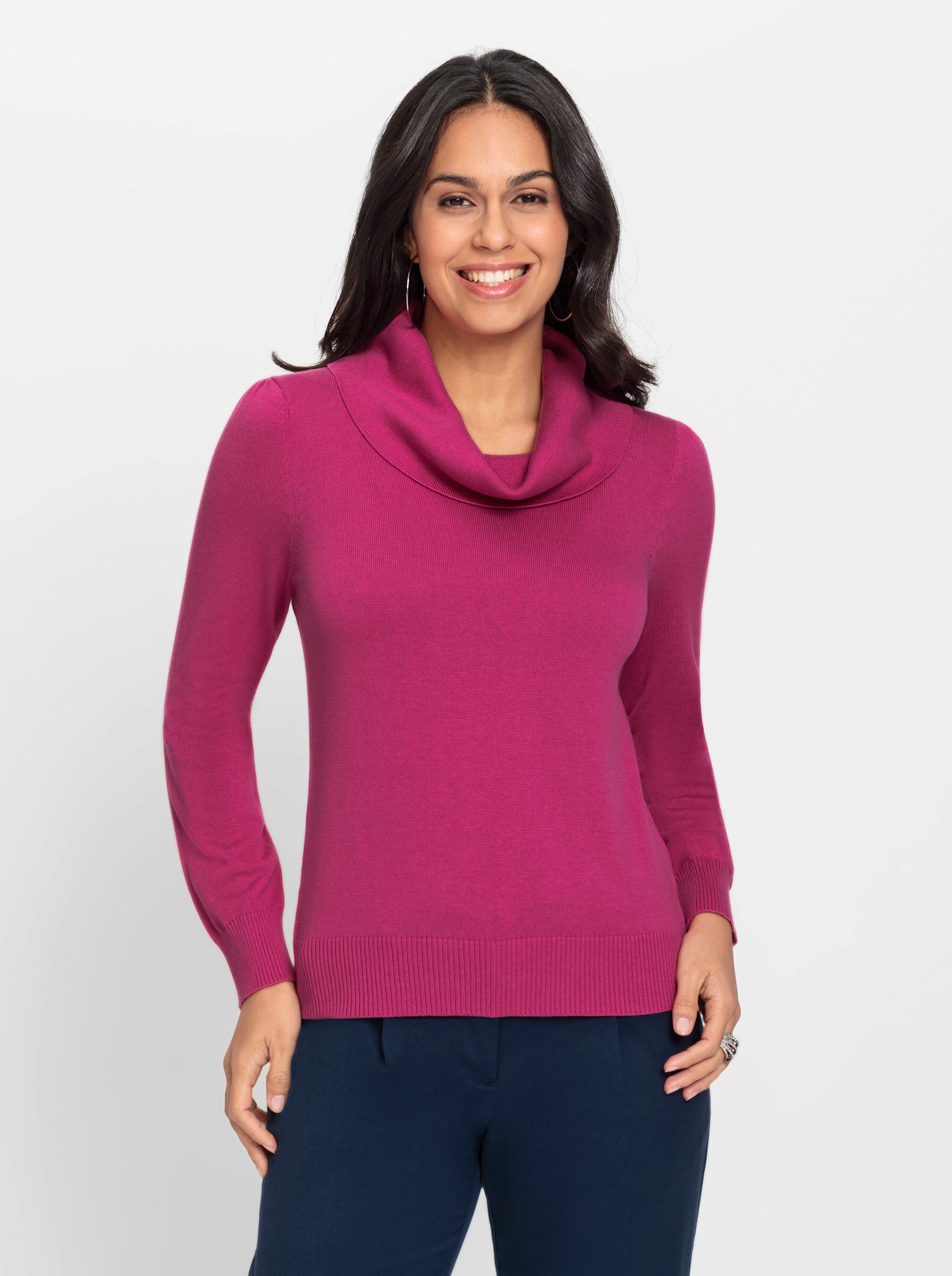 Strickpullover Wasserfallpullover