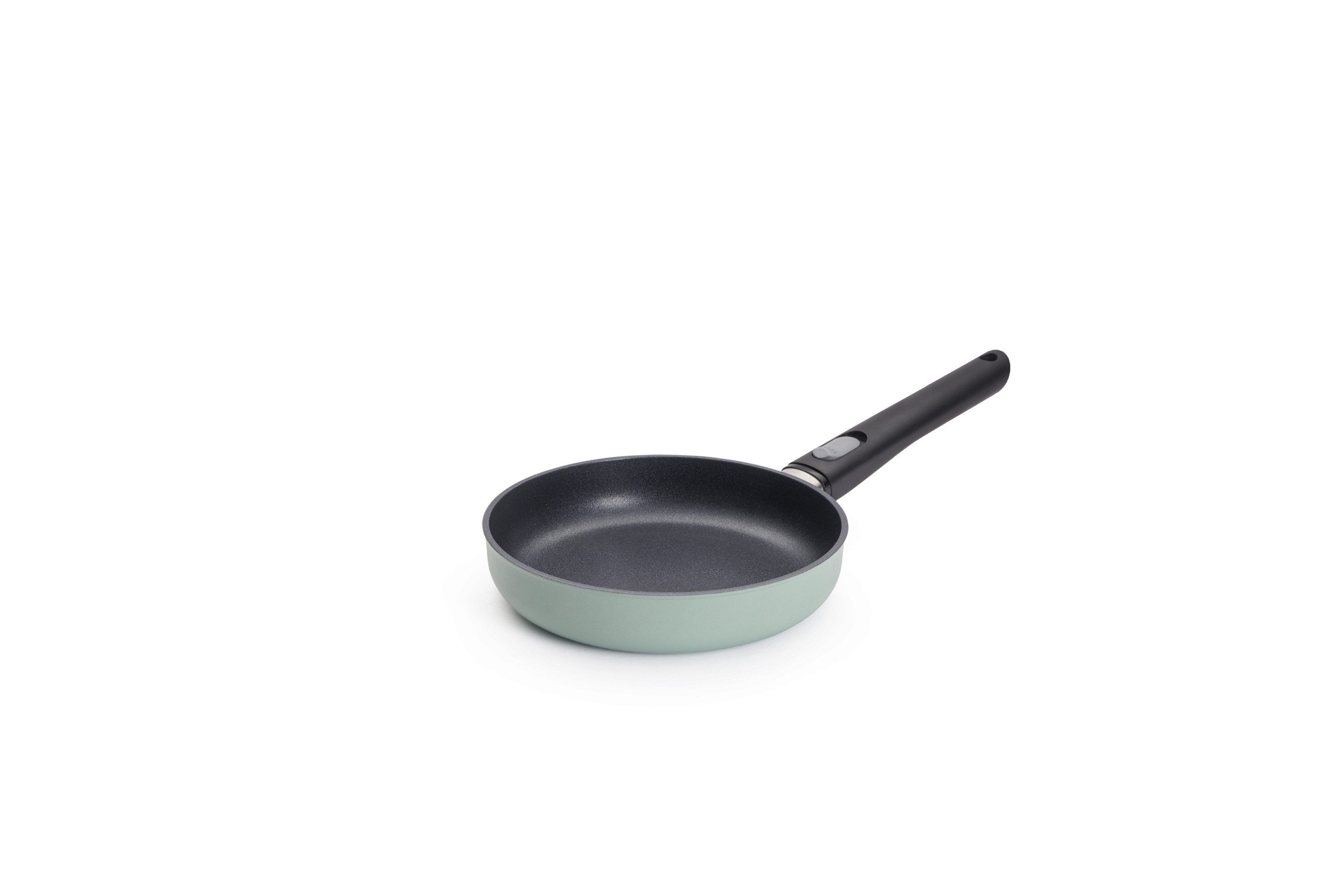 WOLL Bratpfanne MADE IN GERMANY - Ecolour Ø 20 cm, Aluminiumguss (1-tlg), abnehmbarer Stiel