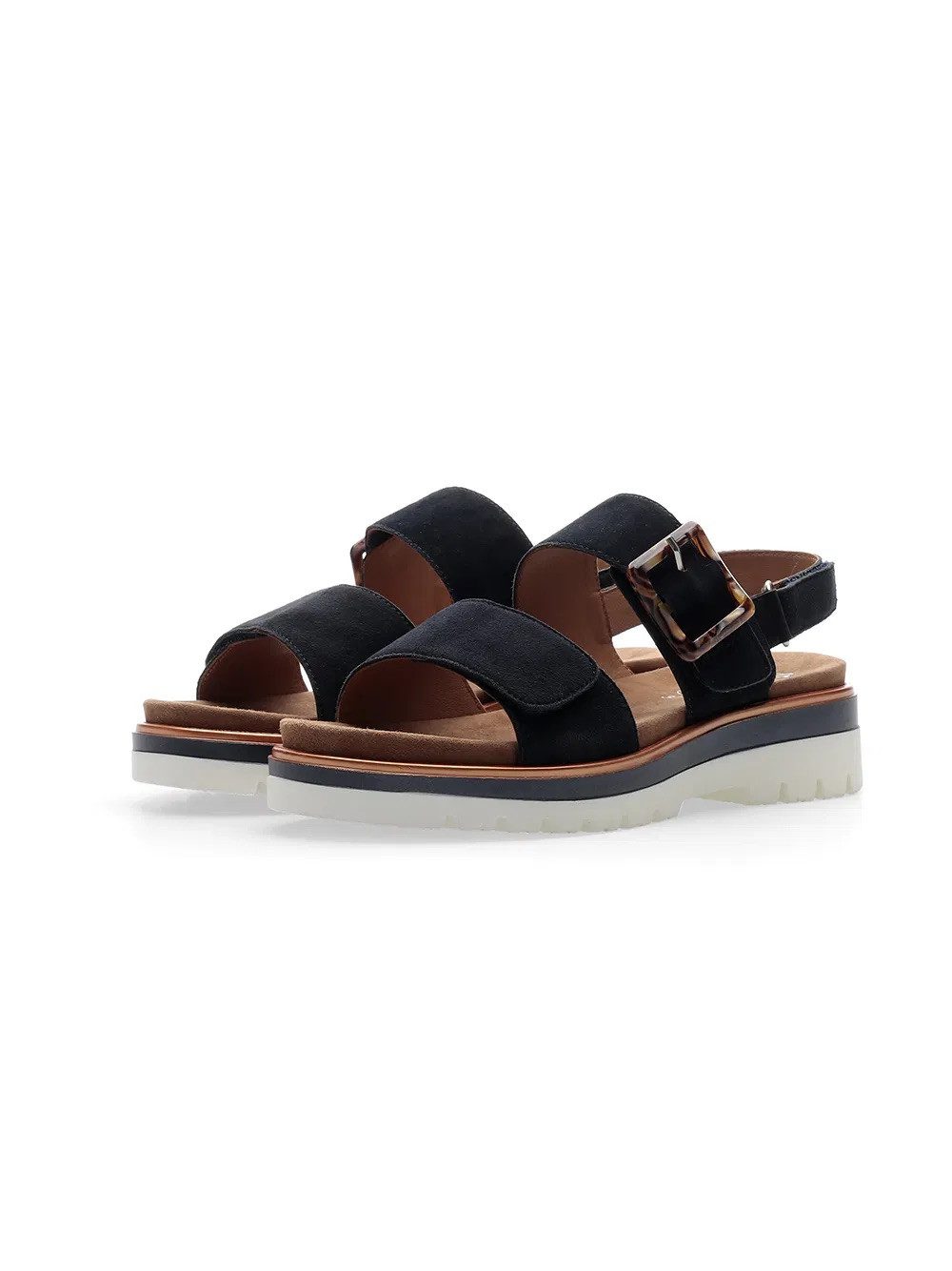 Ara MALAGA Plateausandaletten, Plateausandale, Klettschuh in Bequemweite G günstig online kaufen