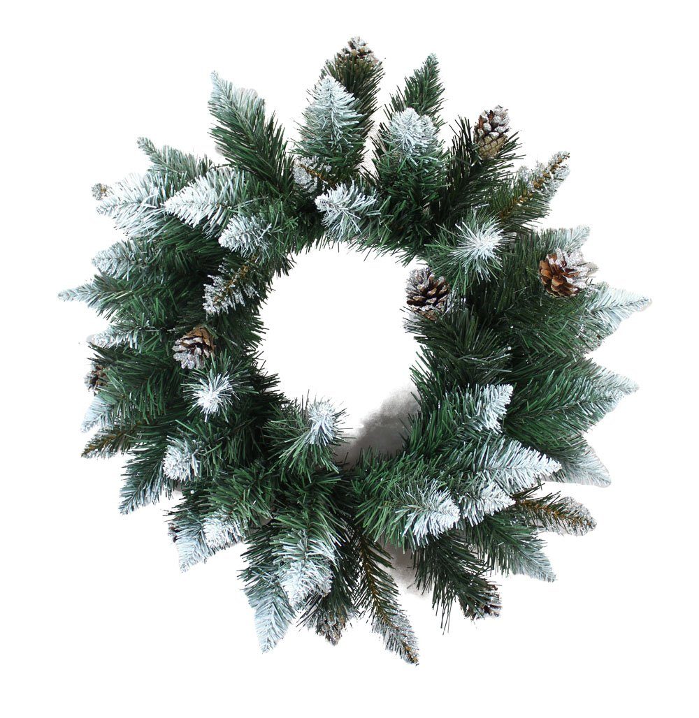 Arnusa Dekokranz künstlicher Tannenkranz Weihnachtskranz Türkranz 50 cm Kra günstig online kaufen