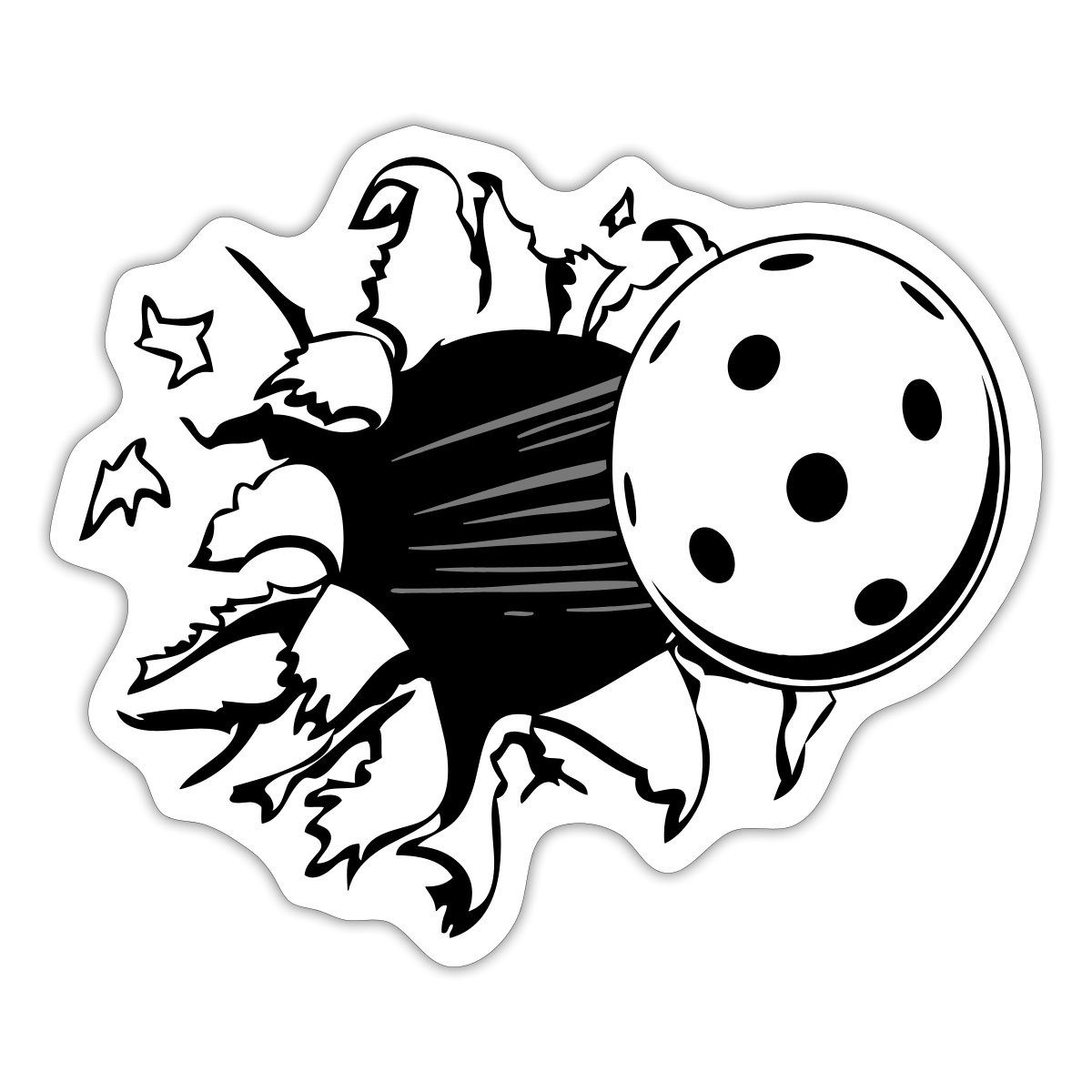 Spreadshirt Aufkleber Eine Floorballspieler Grafik Für Unihockey Fans Sticker Aufkleber