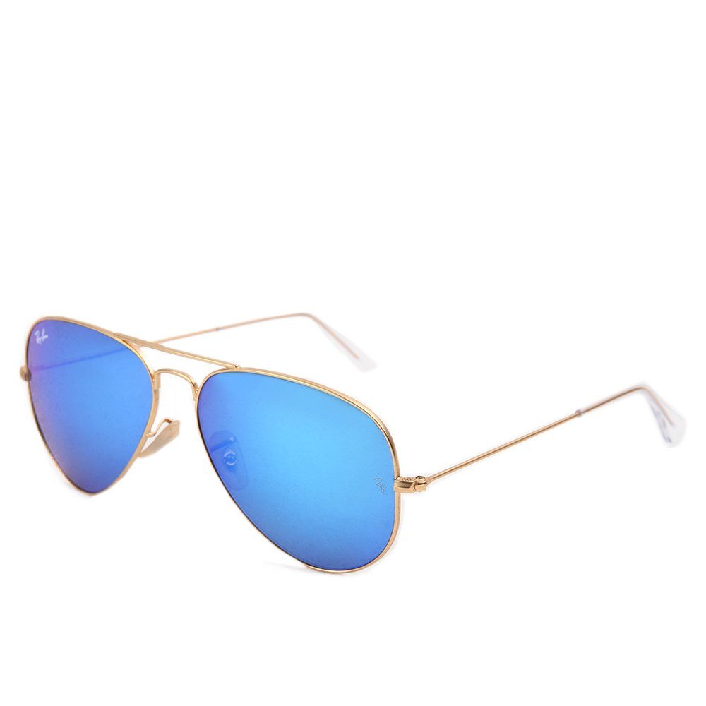 Ray-Ban Sonnenbrille Ray-Ban Aviator Large Metal RB3025 112/17 58 Matte Grey Blue