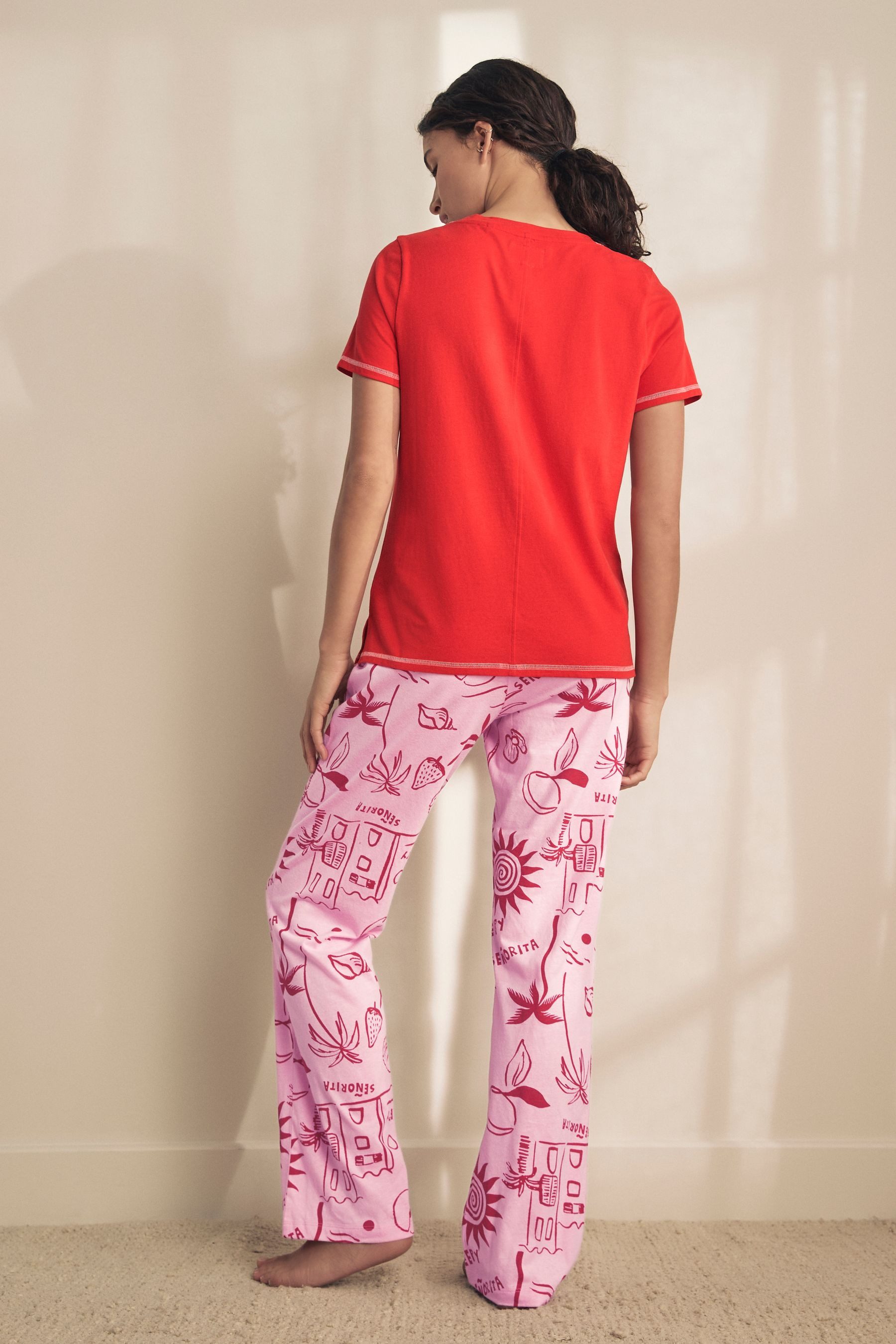 Next Pyjama Kurzärmeliger Baumwoll-Pyjama (2 tlg) günstig online kaufen