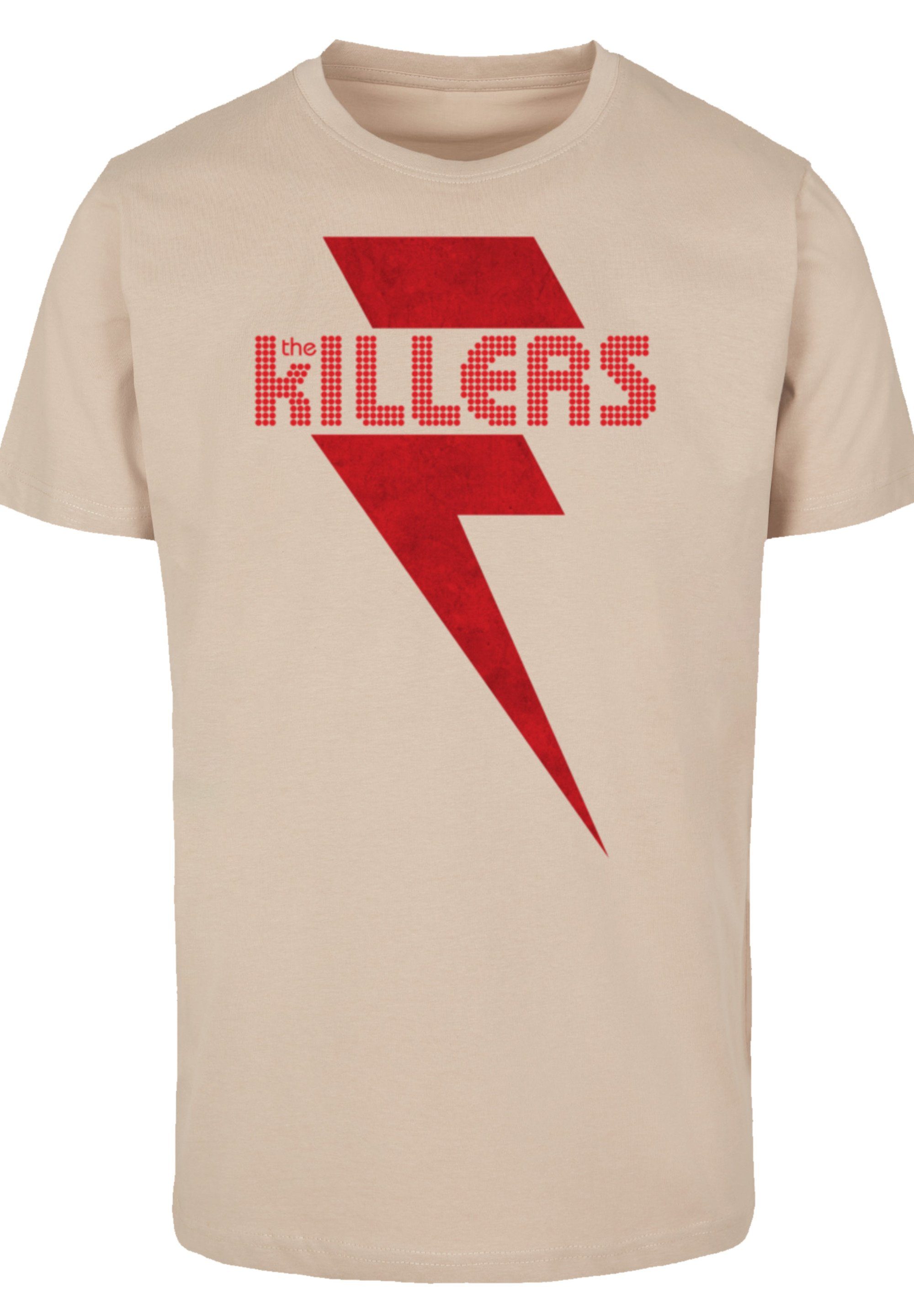 F4NT4STIC T-Shirt The Killers Red Bolt Print, Sehr weicher Baumwollstoff  mit hohem Tragekomfort