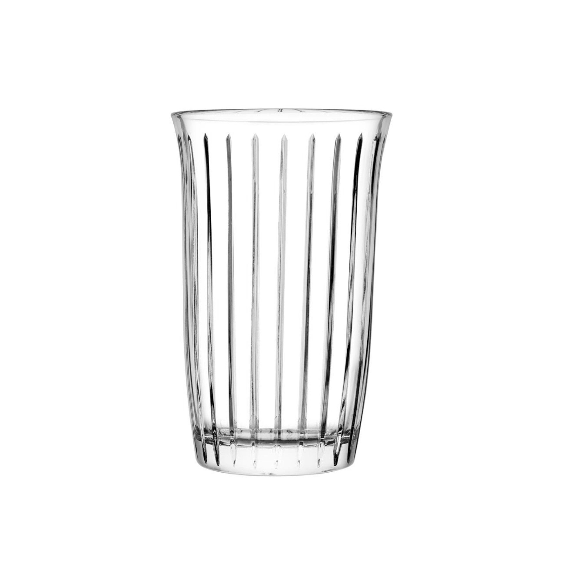 Gläser-Set Joy 4 Tlg. transparent mit vertikalen Riffle Design