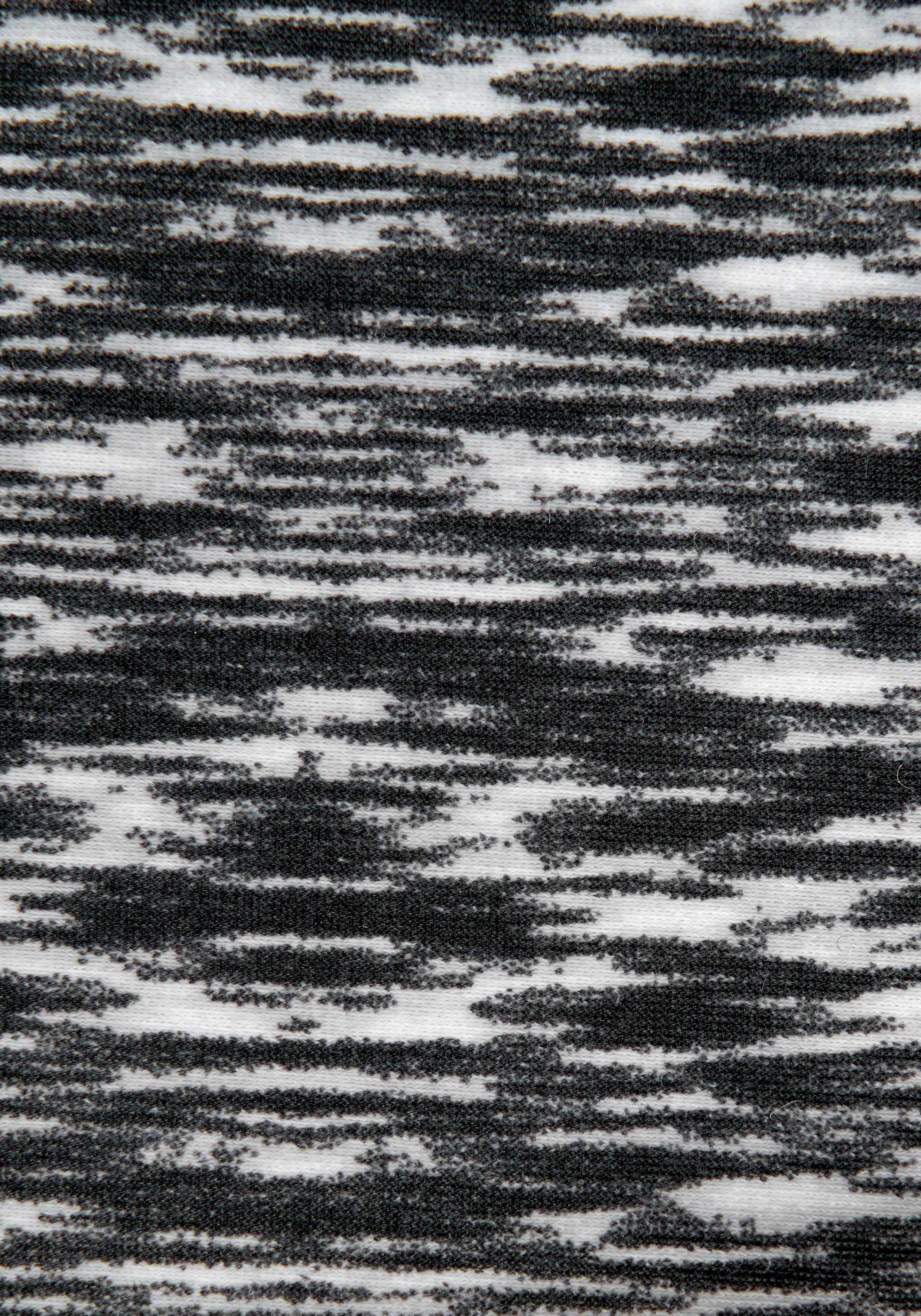 in schwarz-weiß Beach Venice Tankini Melange-Optik