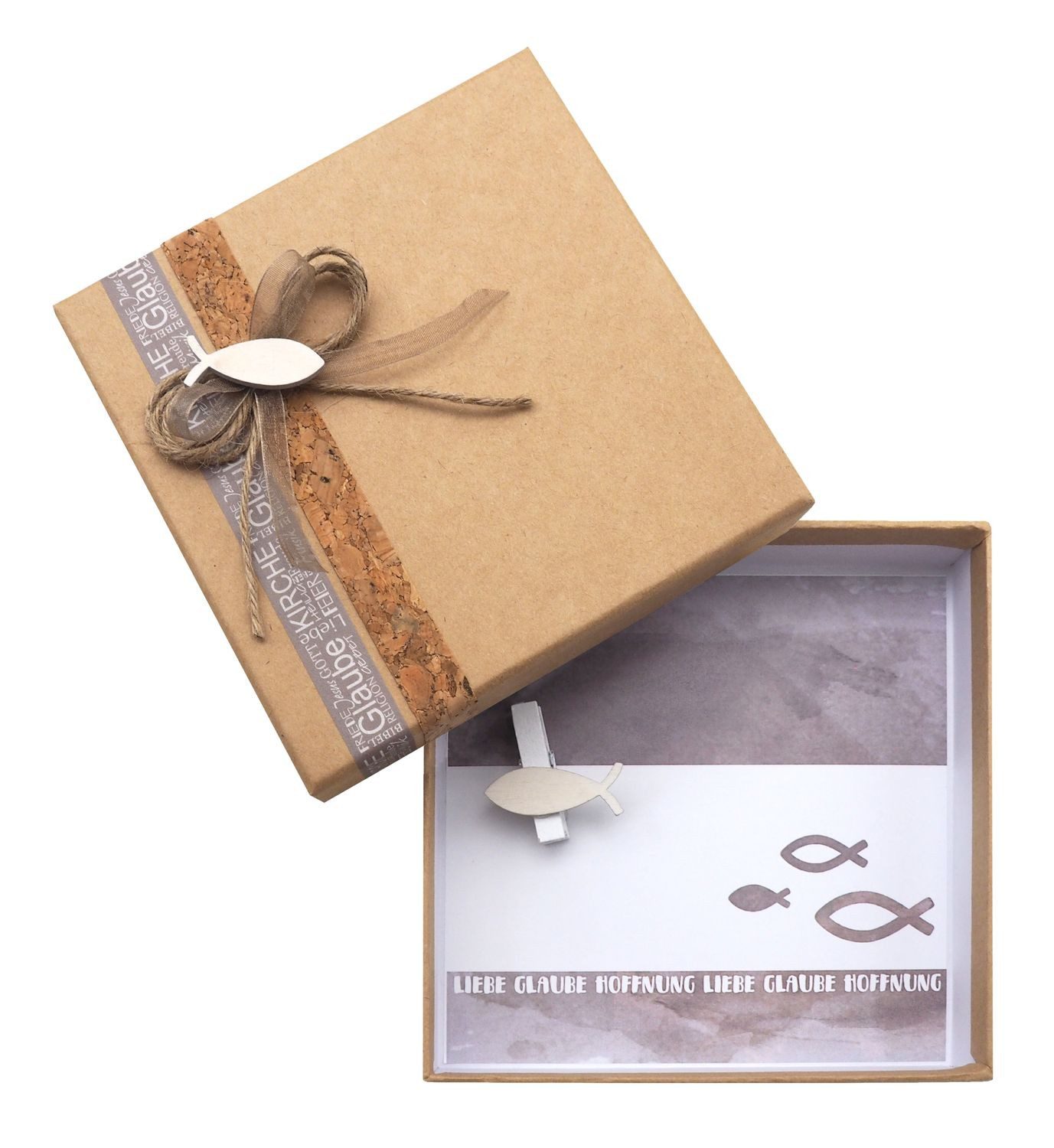 ZauberDeko Geschenkbox Geldgeschenk Verpackung Fisch Natur günstig online kaufen