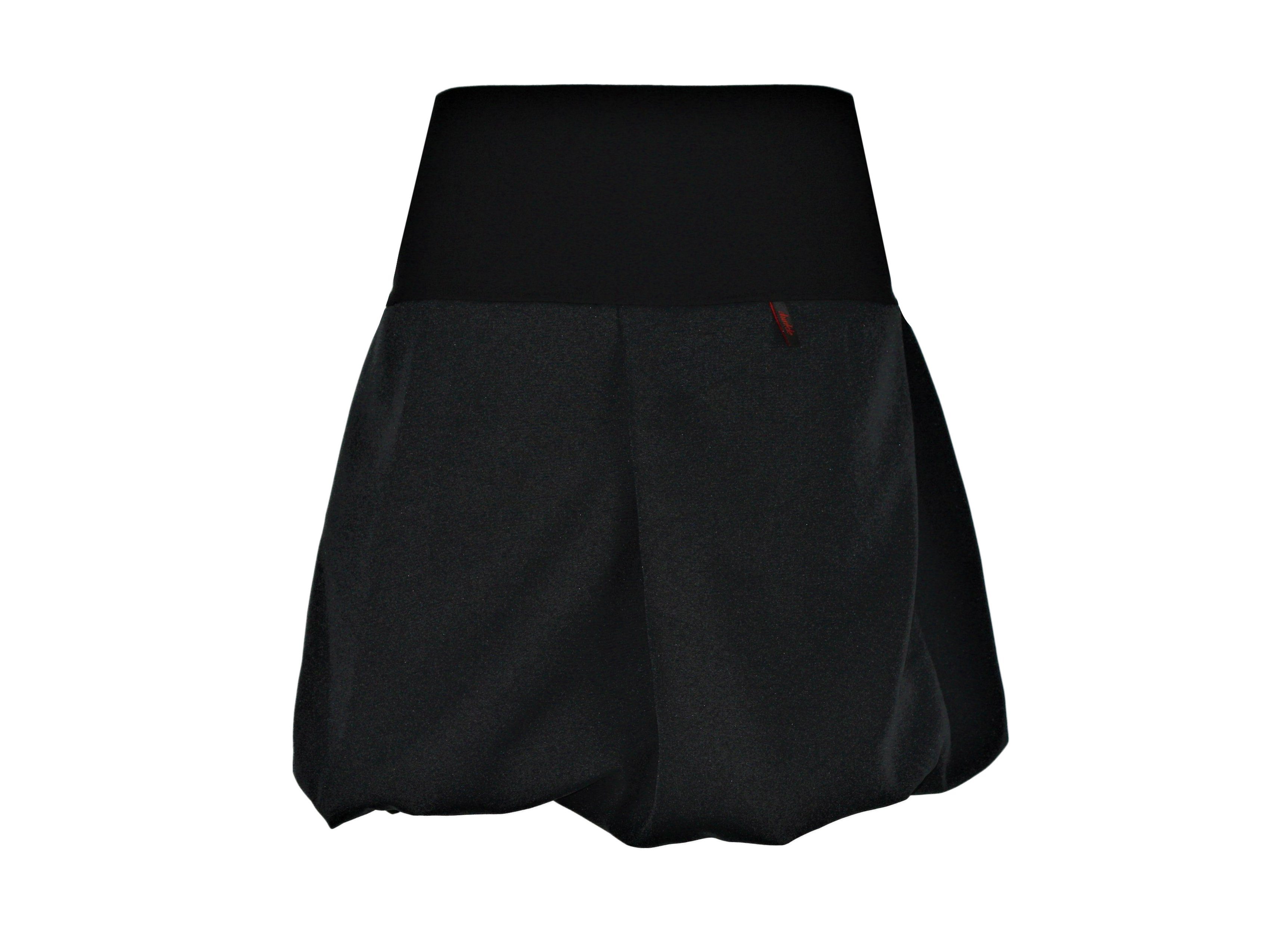dunkle design Minirock Ballonrock Grau Schwarz günstig online kaufen