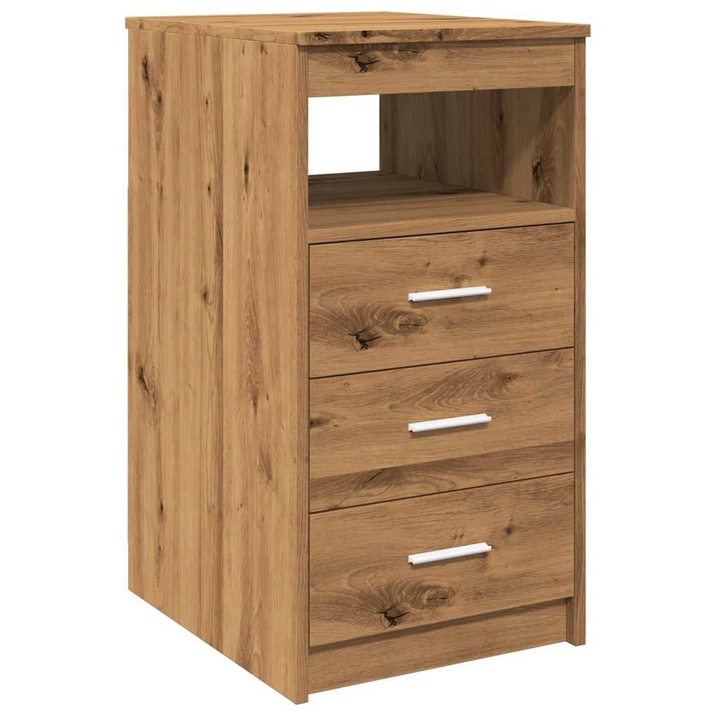 vidaXL Fächerschrank Schubladenschrank Artisan-Eiche 40x50x76 cm günstig online kaufen