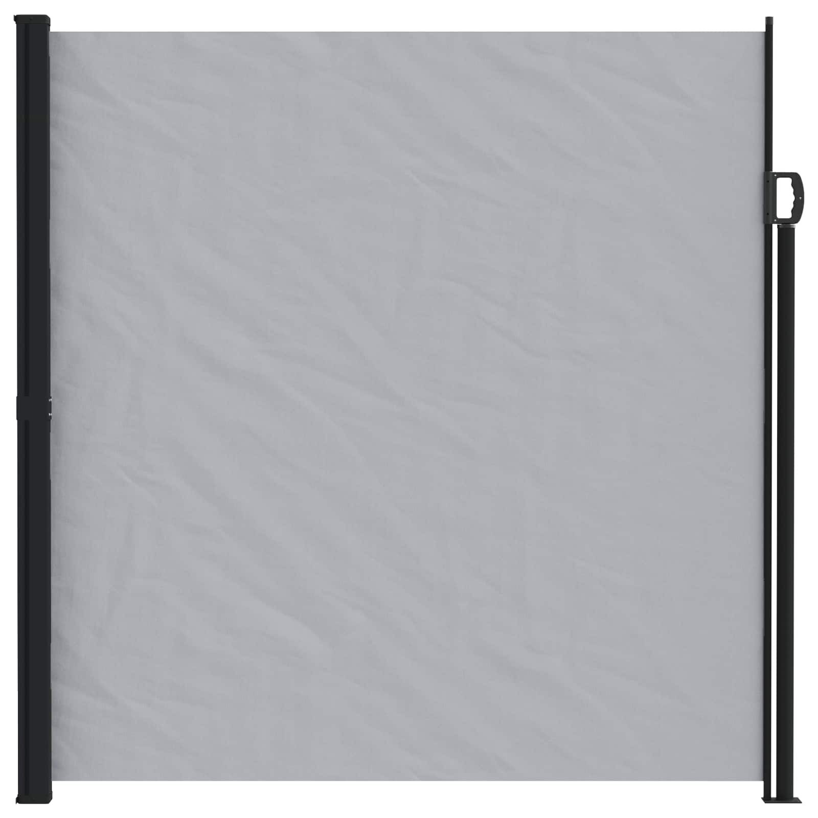 vidaXL Seitenmarkise Ausziehbare Seitenmarkise 600 x 180 cm Polyester Rechteckig (1-St)