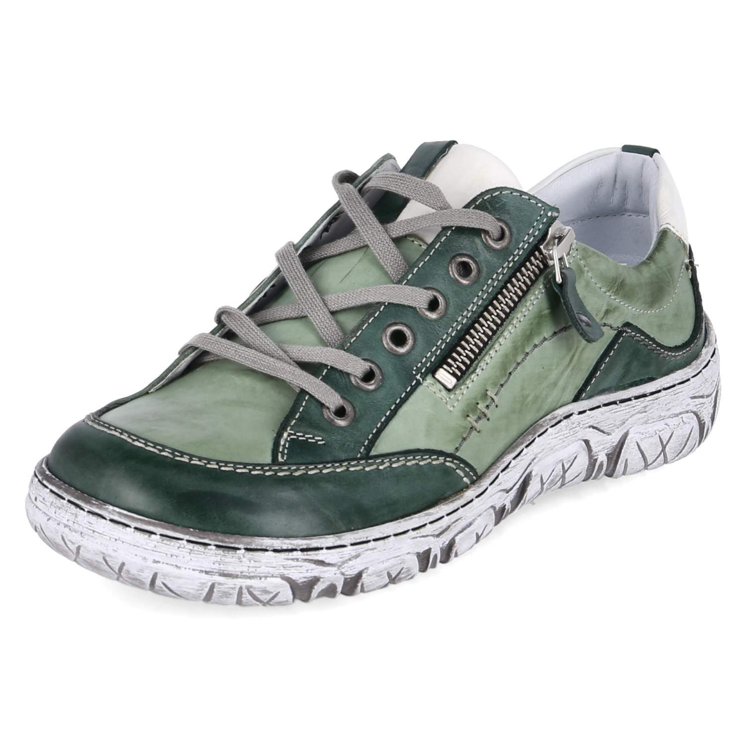 KRISBUT Krisbut 2650A-3 Damen Leder green Schnürschuh