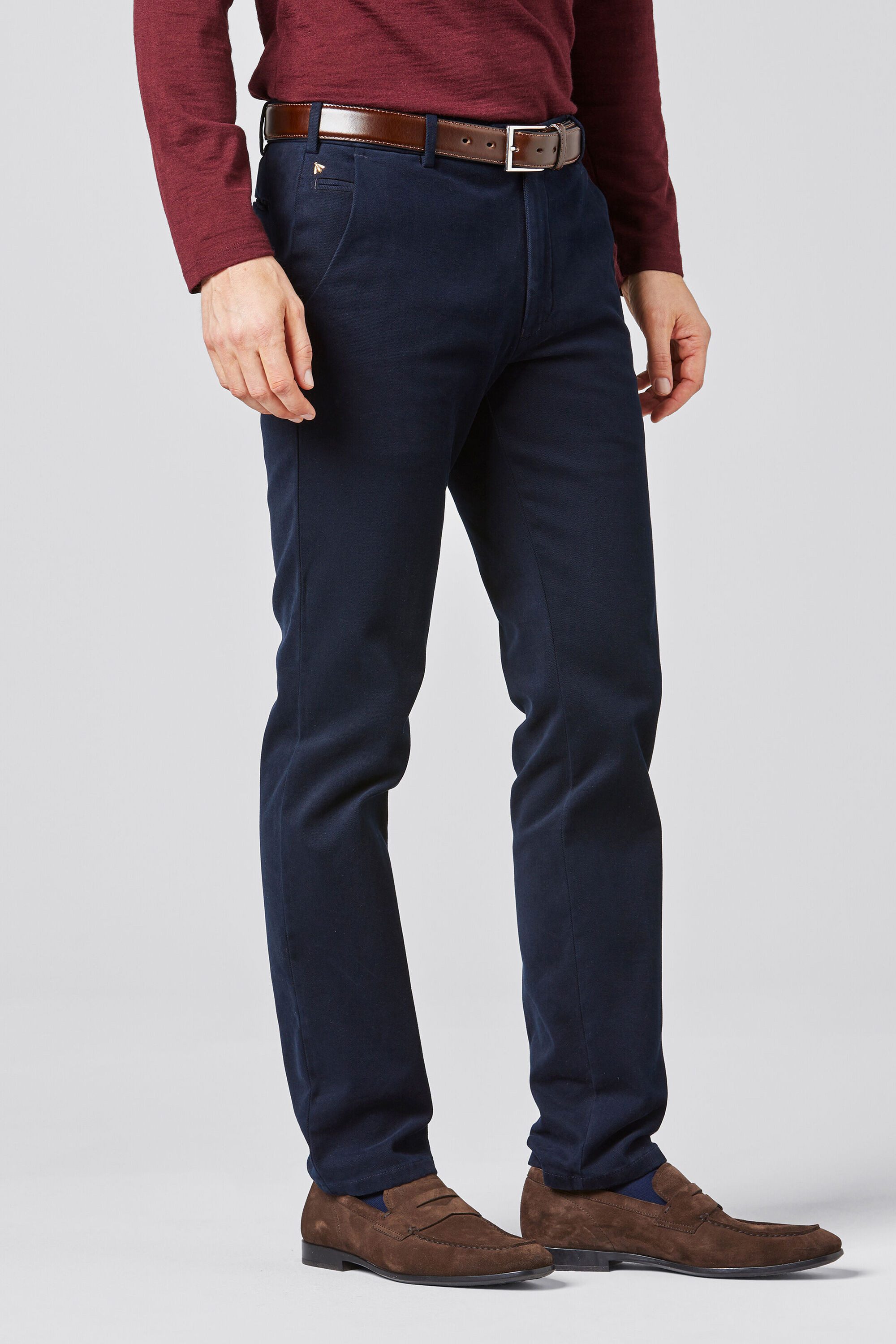 MEYER Chinos Bonn 2-8616 aus Luxus Twill