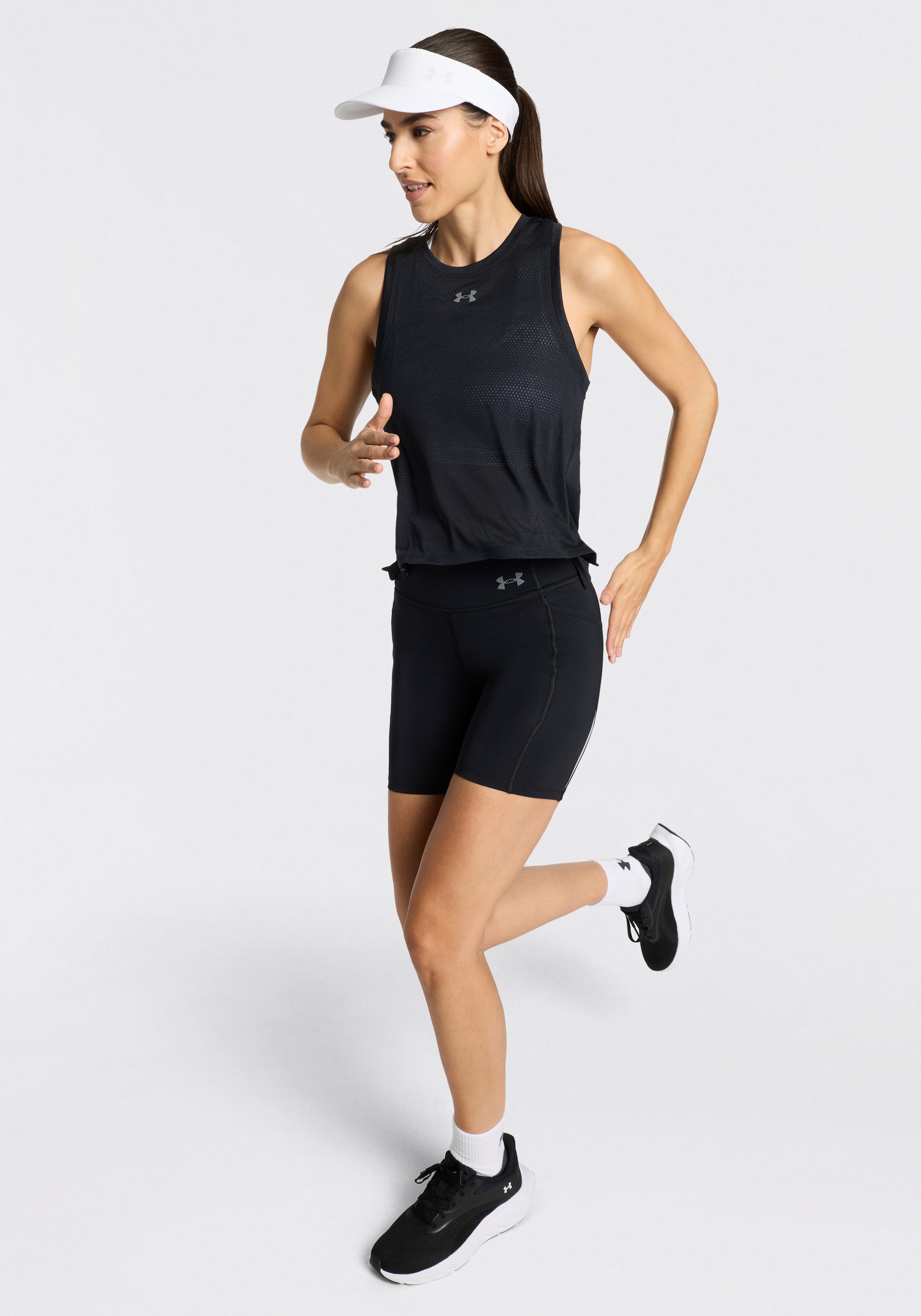 Under Armour® Sport-BH HEATGEAR MID elastisches Material mit 13% Elasthan, atmungsaktives Futter – Bild 4 von 4