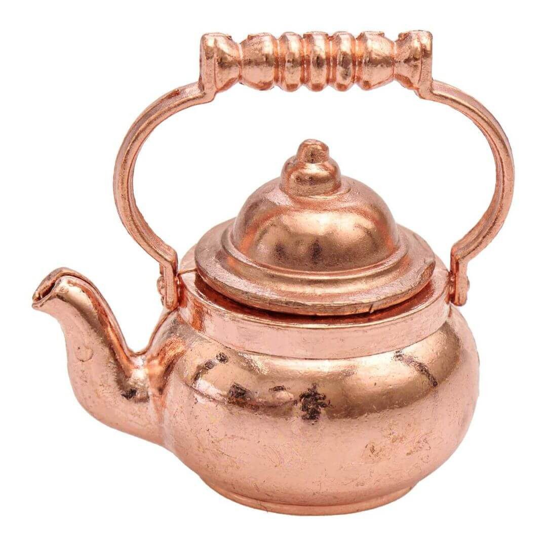 Rico Design Wichtel Miniatur Teekanne kupfer, 2,5x3x2,5cm -- Wichtel- und P günstig online kaufen