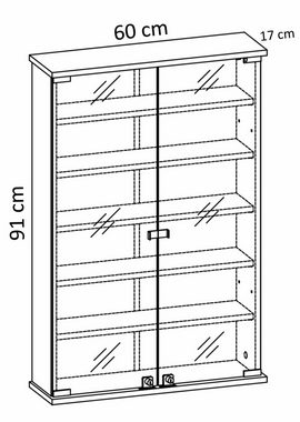 VCM Medizinschrank Wand Hänge Medizinschrank Arzneischrank Janula (1-St)