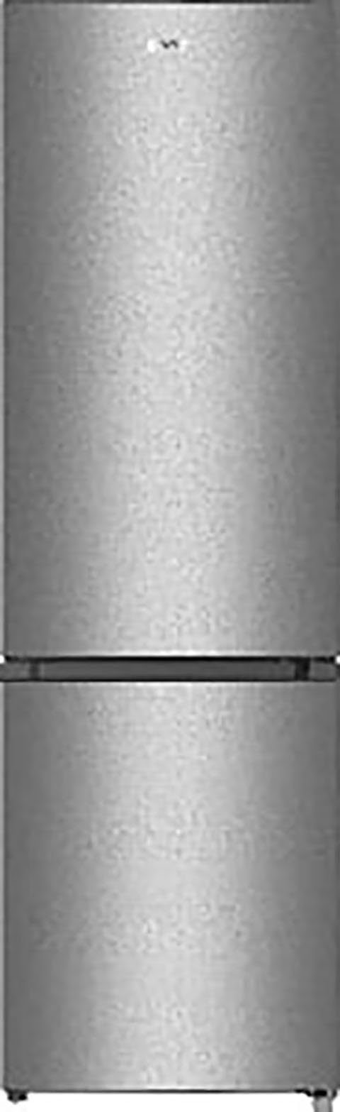 breit, silber RK cm DPS4, hoch, 418 GORENJE Energieeffizienzklasse D Kühl-/Gefrierkombination 180 55 cm