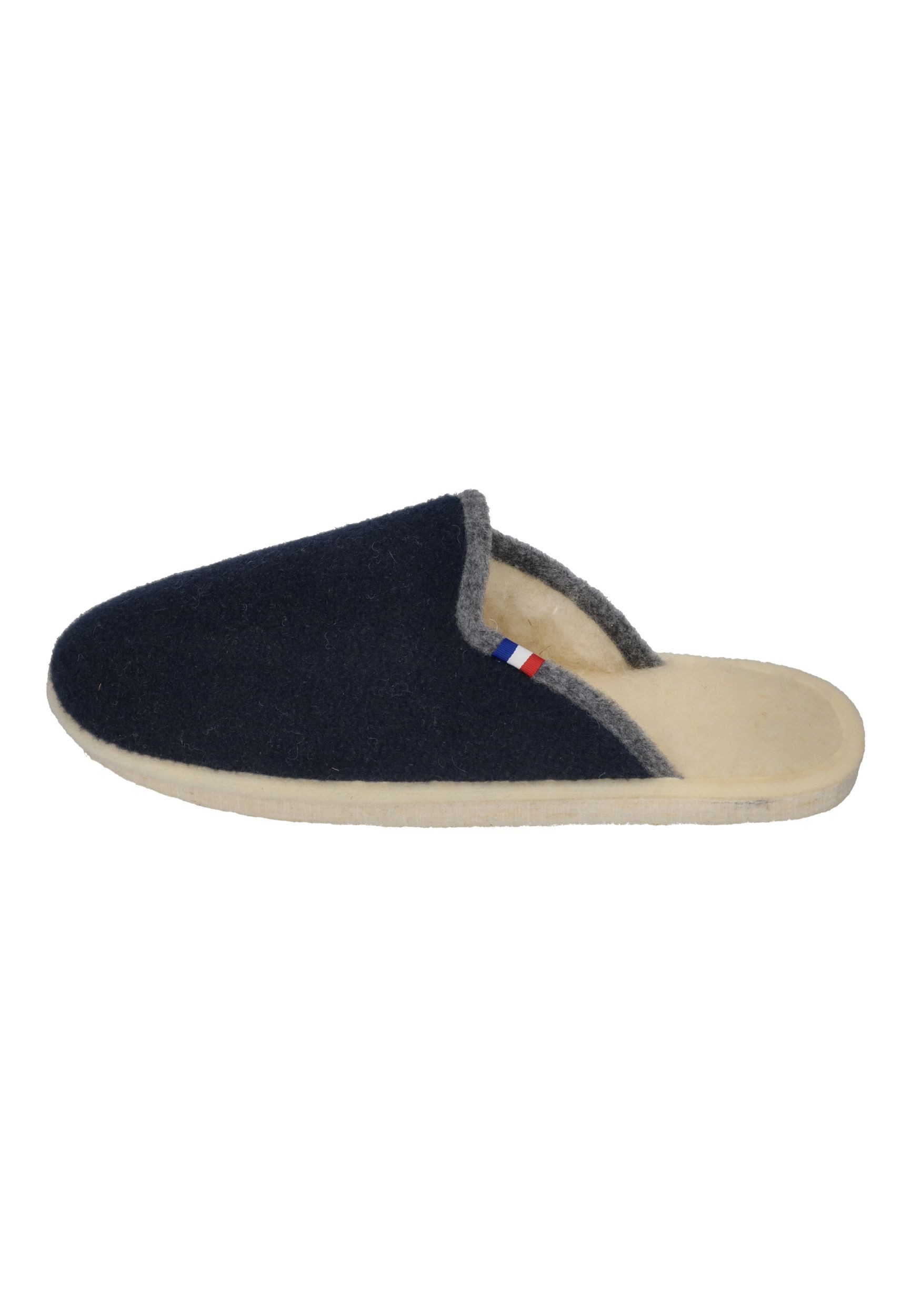 espadrij l´originale CHAUSSON MEN Hausschuh Marine Gris