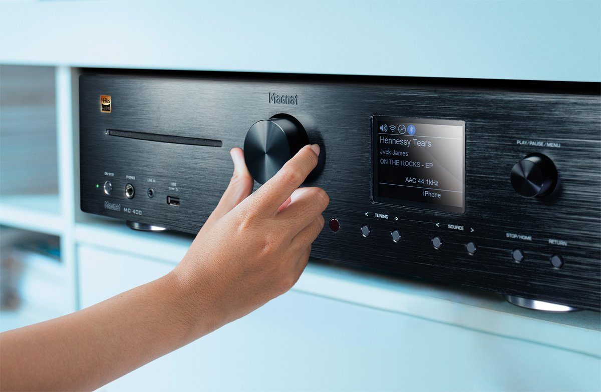High-End-Audiostandard neuen MC den 7.1-Kanal-AV-Netzwerk-Receiver 400 Qualcomm® unterstu?tzt aptX HD) Magnat (Bluetooth®-5.0-Eingang