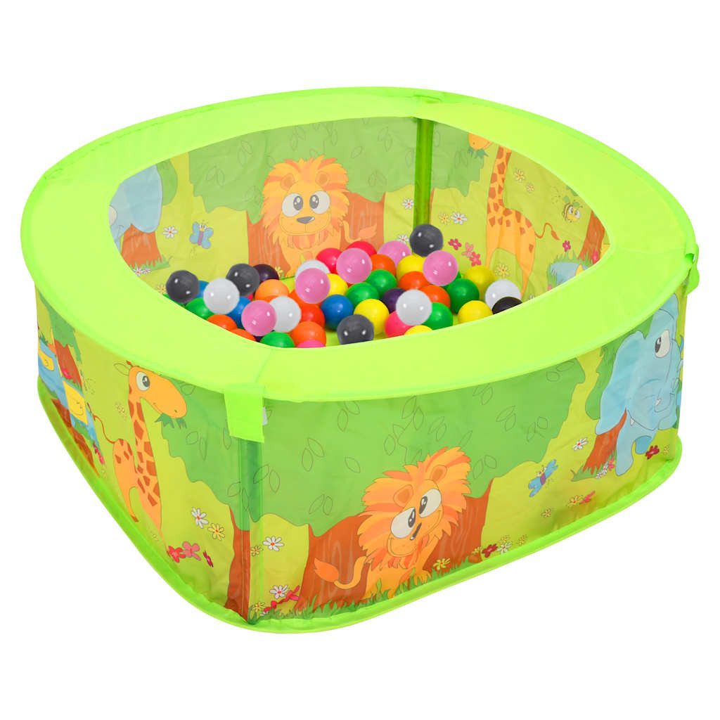 vidaXL Bällebad Bällebad mit 300 Bällen 75x75x32 cm